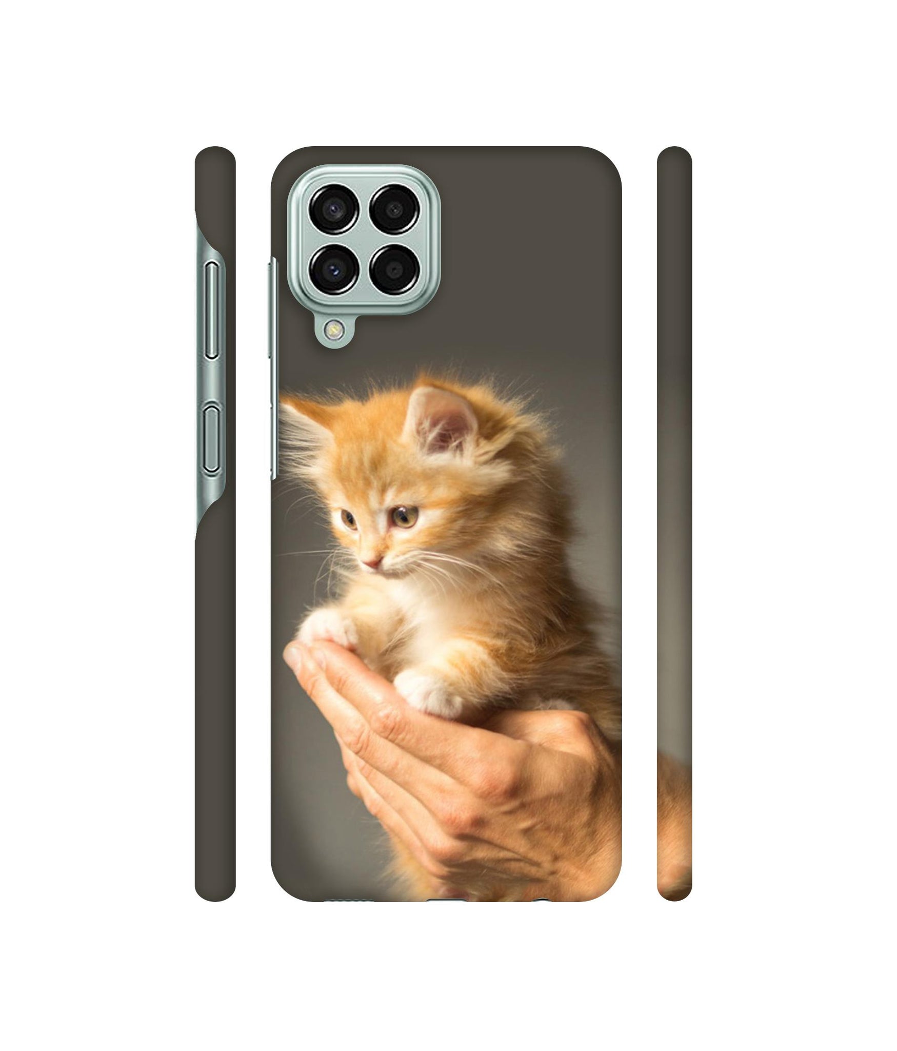 Cute Kitten Designer Hard Back Cover for Samsung Galaxy M33 5G