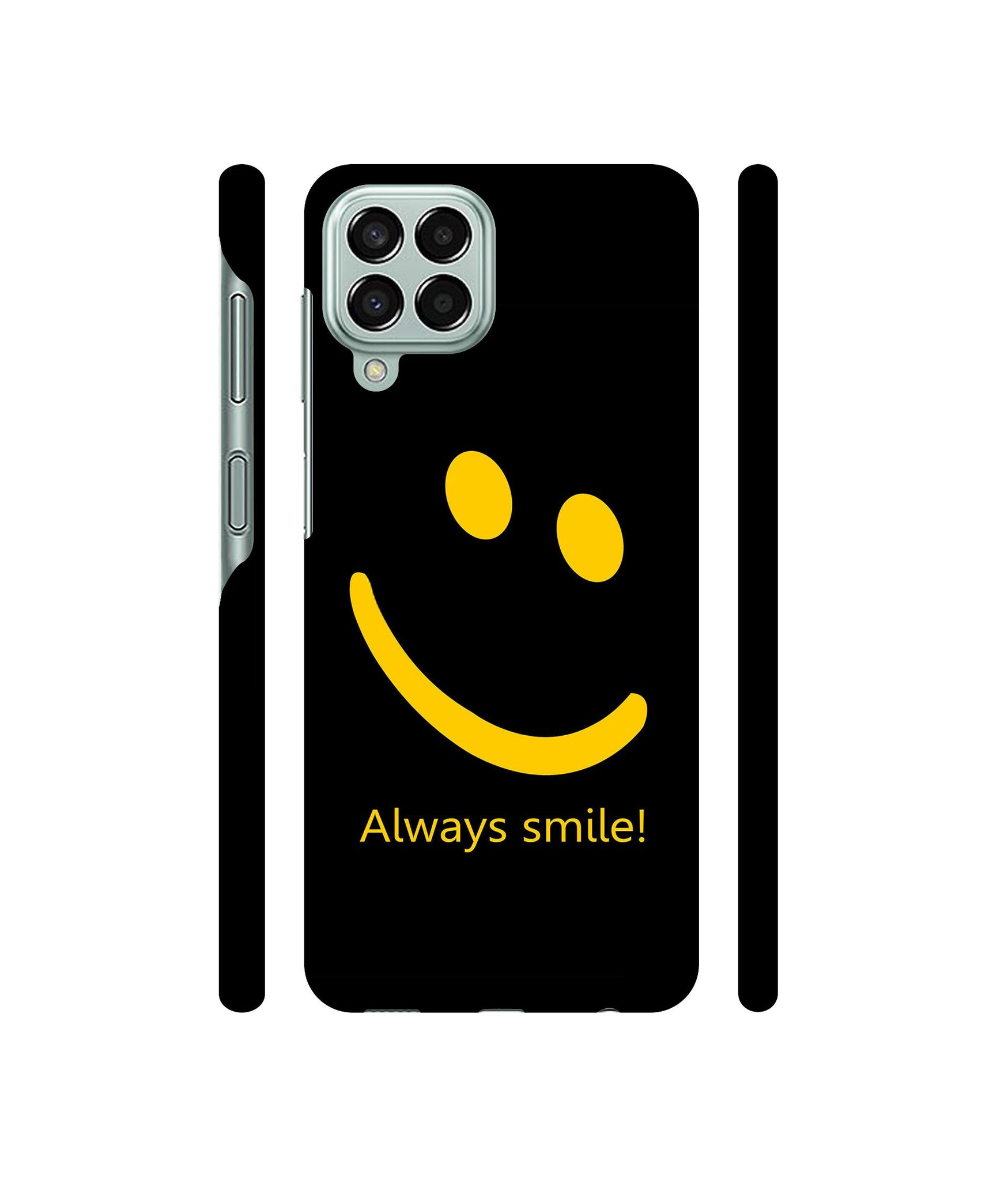 Always Smile Quote Designer Hard Back Cover for Samsung Galaxy M33 5G