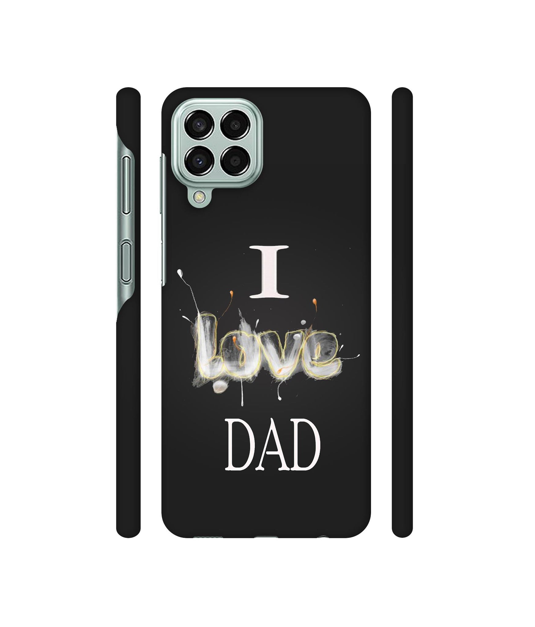 Happy Quote Designer Hard Back Cover for Samsung Galaxy M33 5G