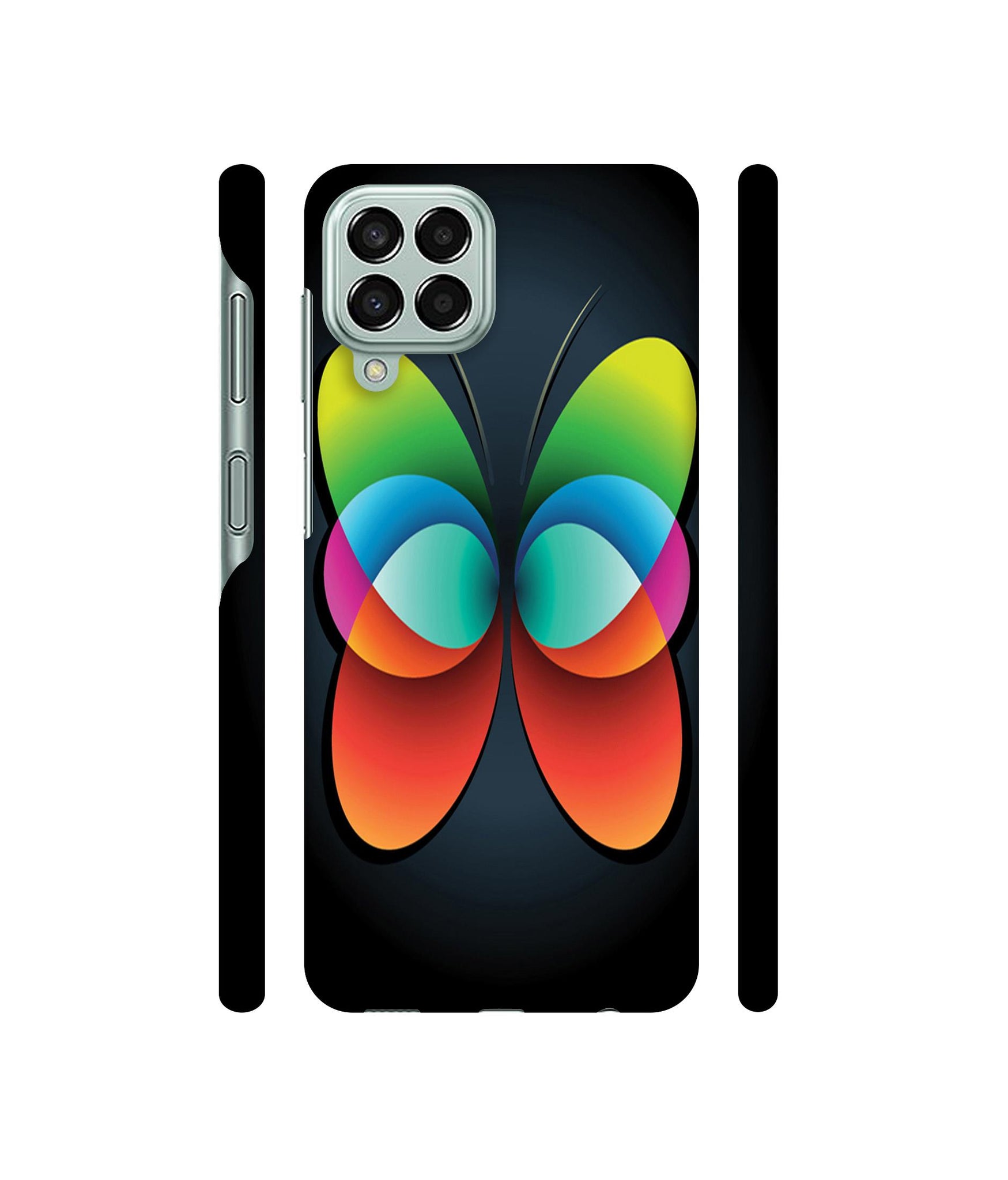 Colourfull Butterfly Designer Hard Back Cover for Samsung Galaxy M33 5G