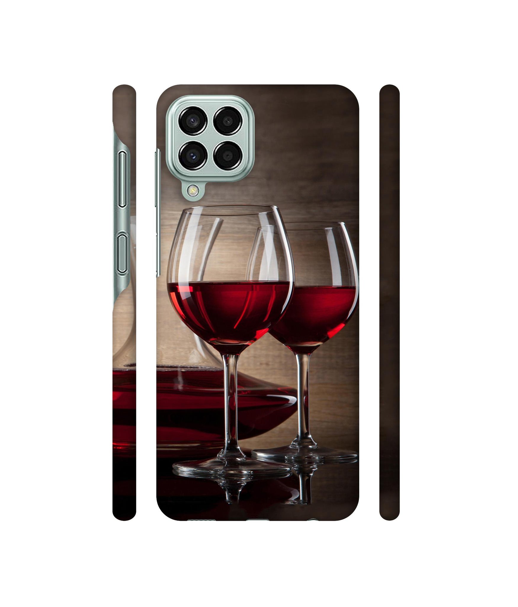 Wine Glass Designer Hard Back Cover for Samsung Galaxy M33 5G