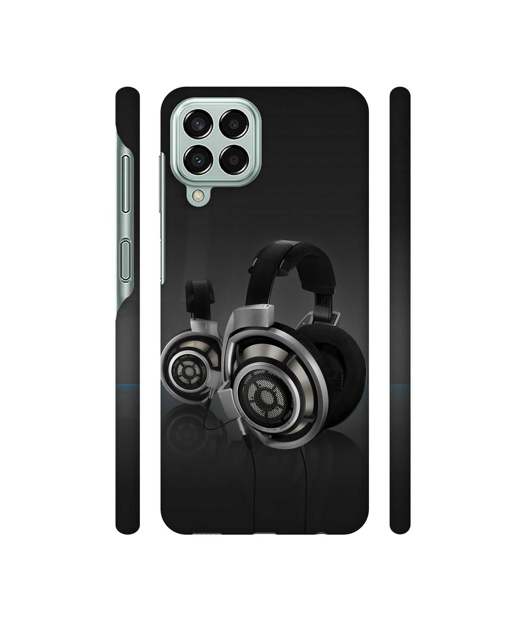 Head Phone Designer Hard Back Cover for Samsung Galaxy M33 5G