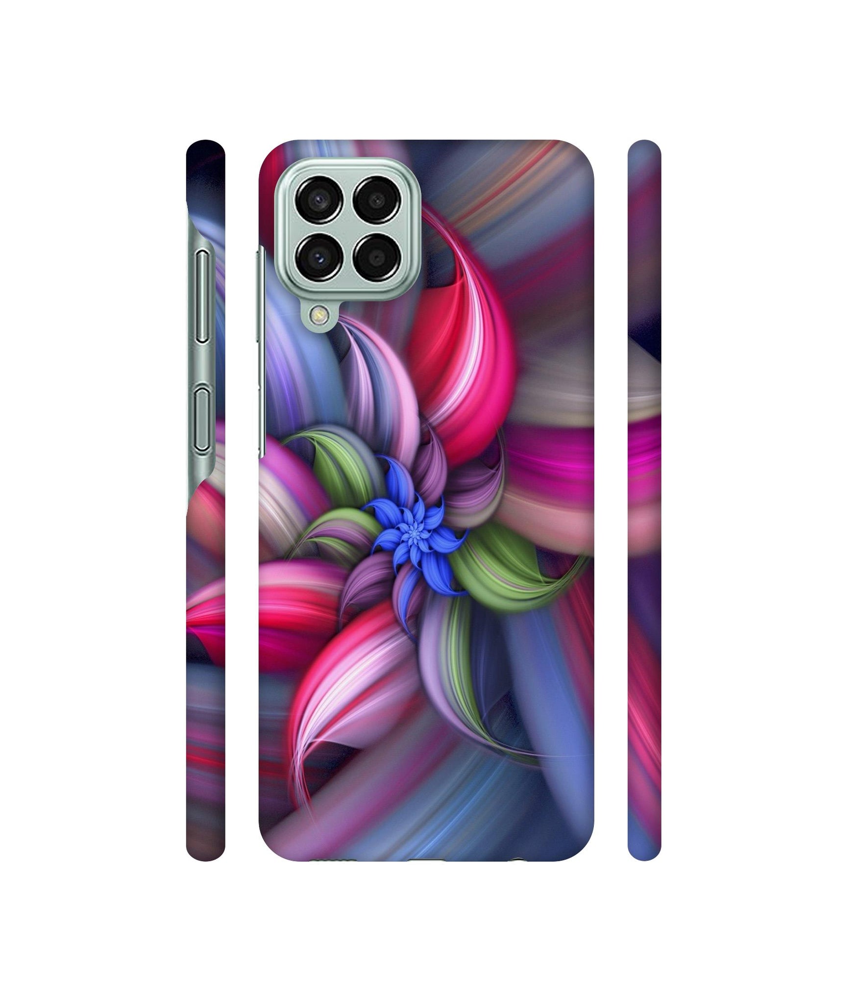 Colorful Flower Designer Hard Back Cover for Samsung Galaxy M33 5G