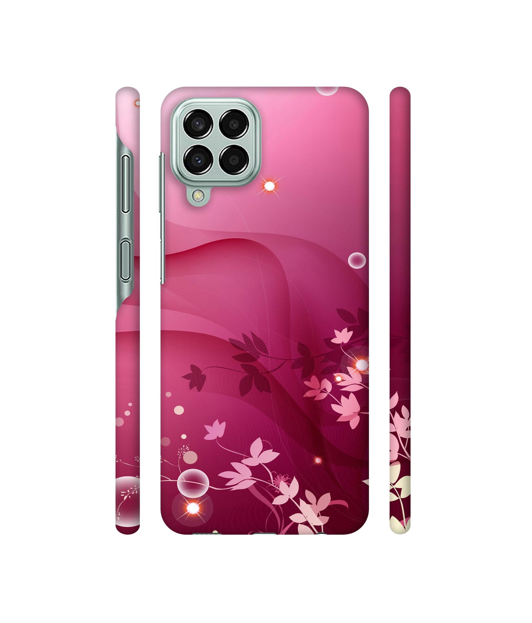 Pink Abstract Designer Hard Back Cover for Samsung Galaxy M33 5G