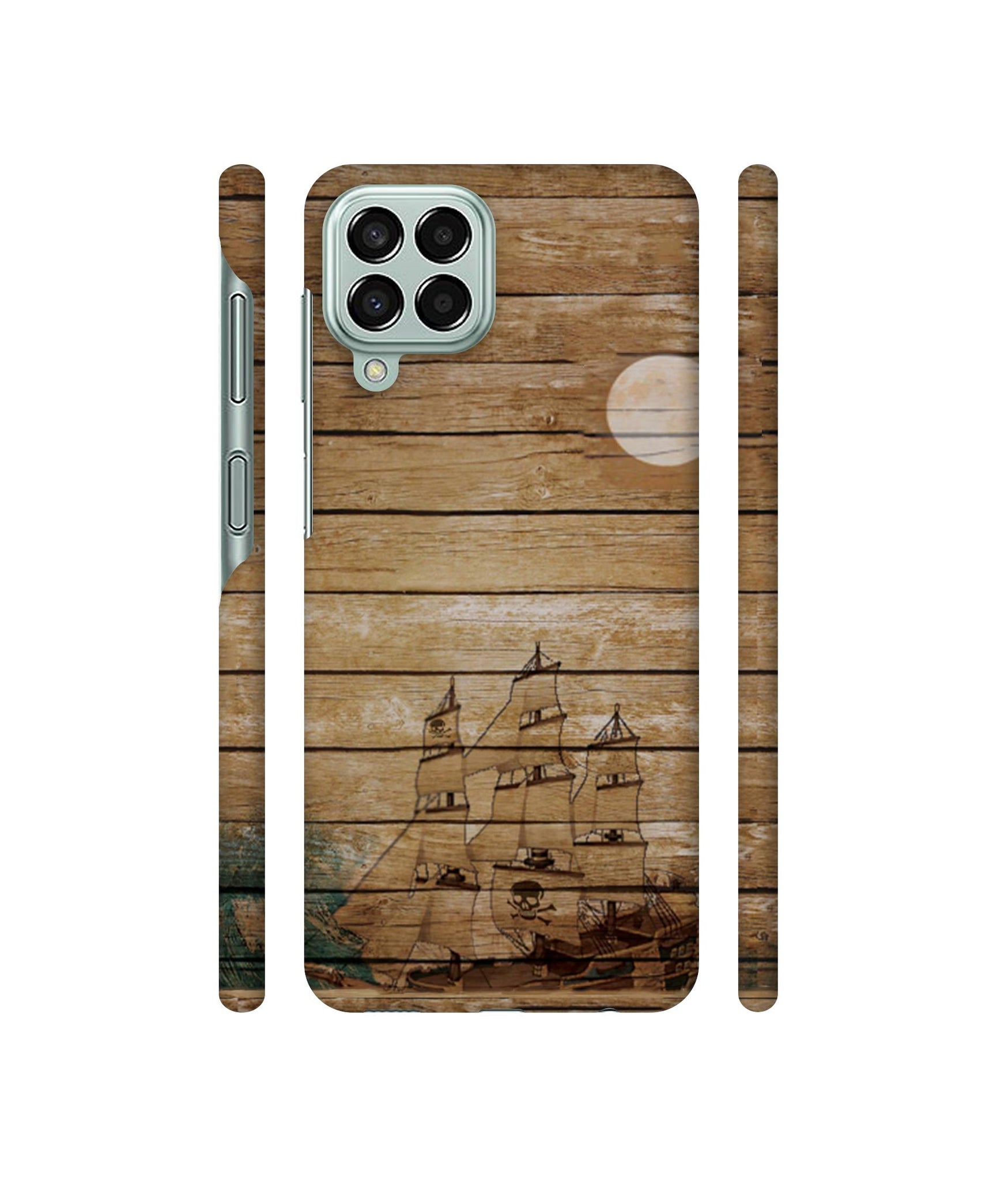 Wooden Pattern Designer Hard Back Cover for Samsung Galaxy M33 5G