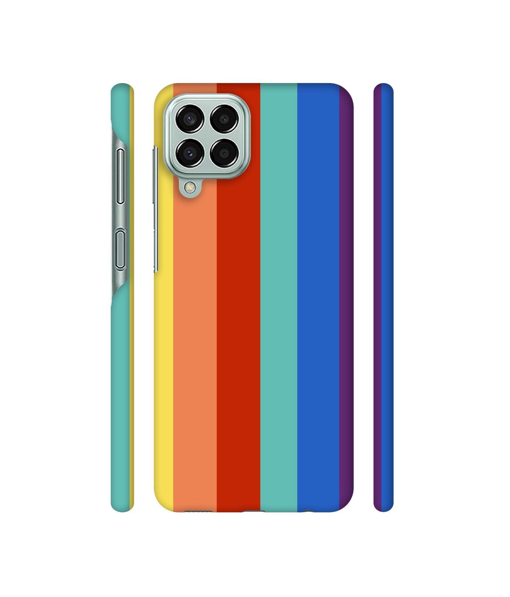 Rainbow Colors Designer Hard Back Cover for Samsung Galaxy M33 5G