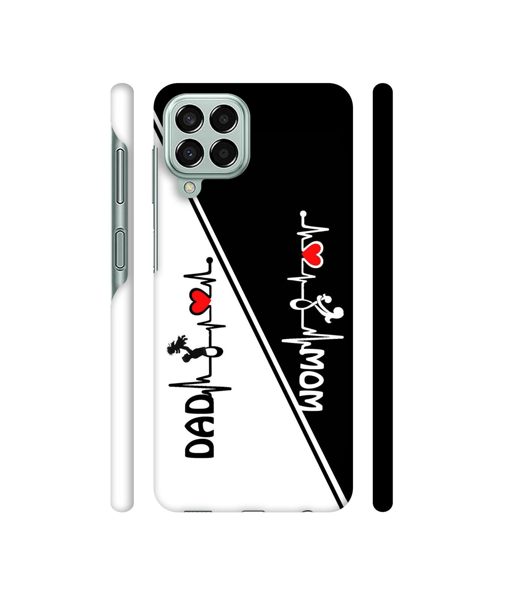 Mom and Dad Lover Designer Hard Back Cover for Samsung Galaxy M33 5G