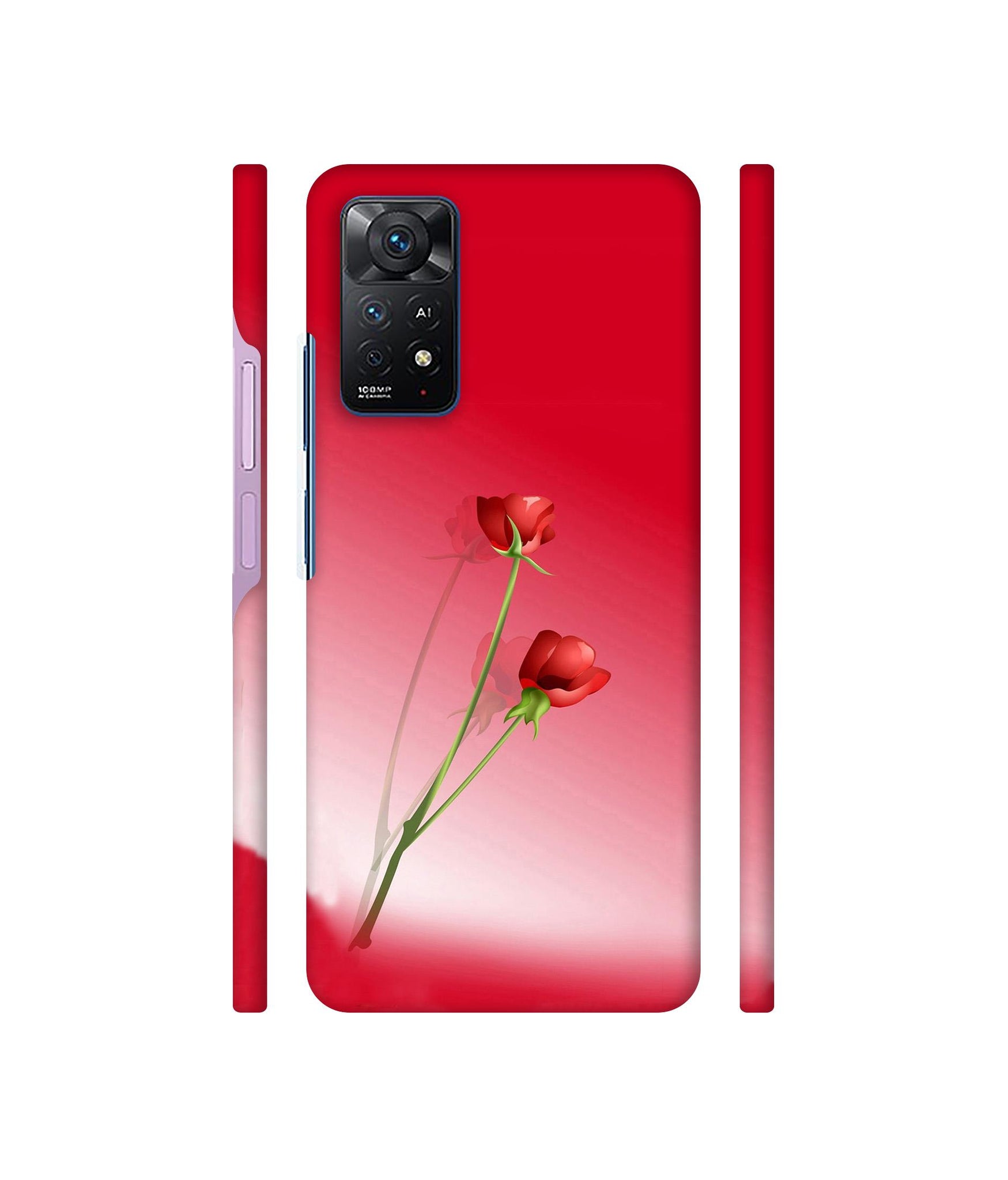 Red Roses Designer Hard Back Cover for Mi Redmi Note 11 Pro Plus 5G