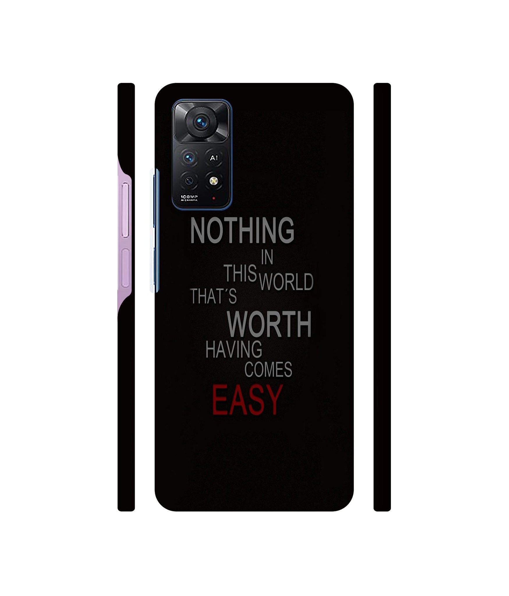 Life Quotes Designer Hard Back Cover for Mi Redmi Note 11 Pro Plus 5G