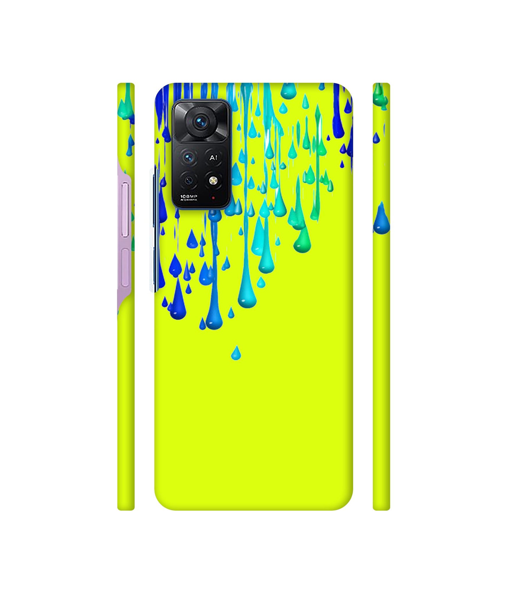Neon Paint Designer Hard Back Cover for Mi Redmi Note 11 Pro Plus 5G