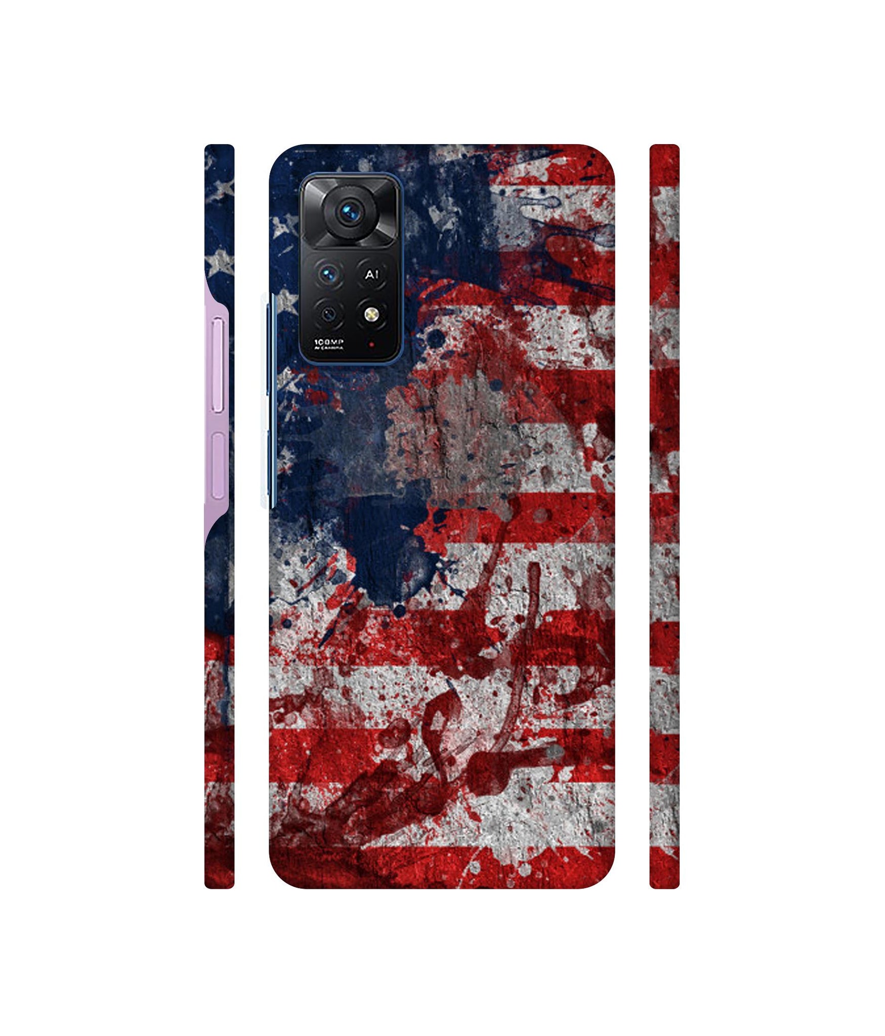 Painting American Designer Hard Back Cover for Mi Redmi Note 11 Pro Plus 5G
