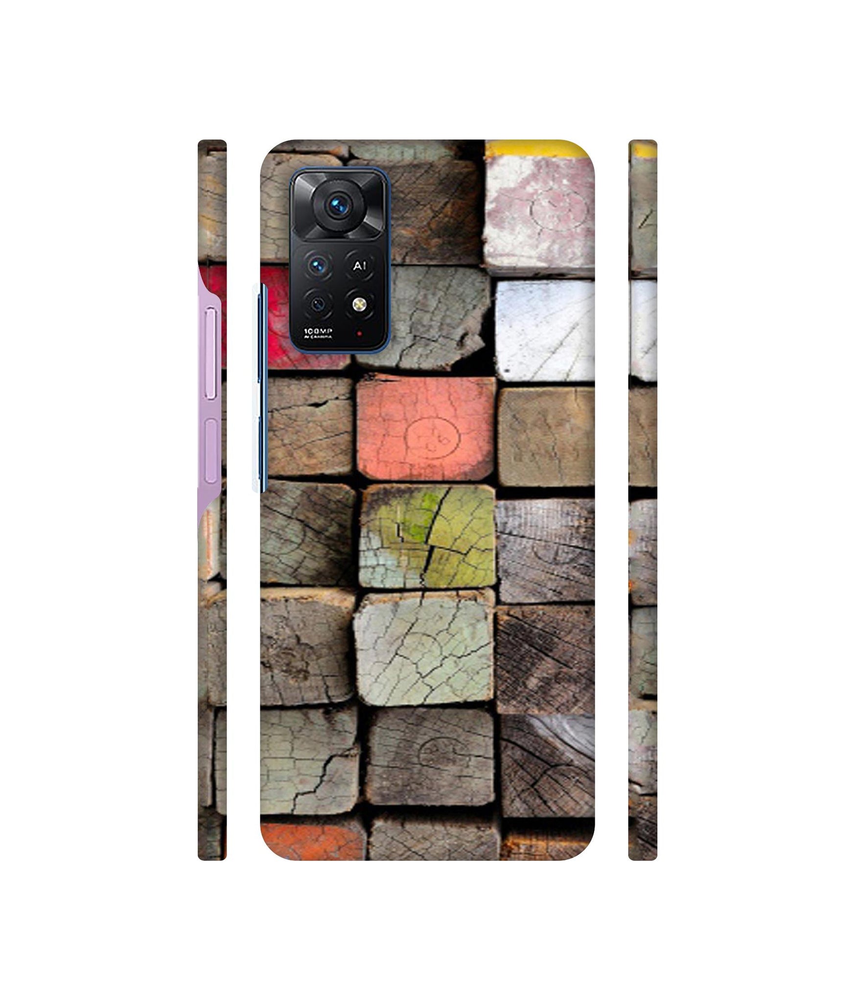 Wood Lumber Paint Designer Hard Back Cover for Mi Redmi Note 11 Pro Plus 5G