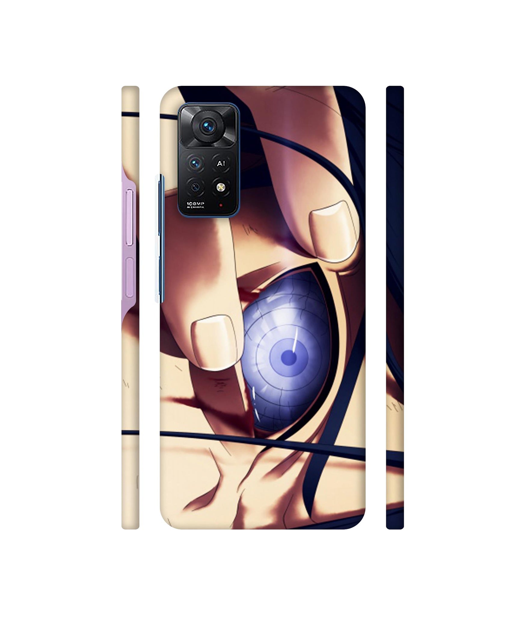 Anime Naruto Eye Designer Hard Back Cover for Mi Redmi Note 11 Pro Plus 5G