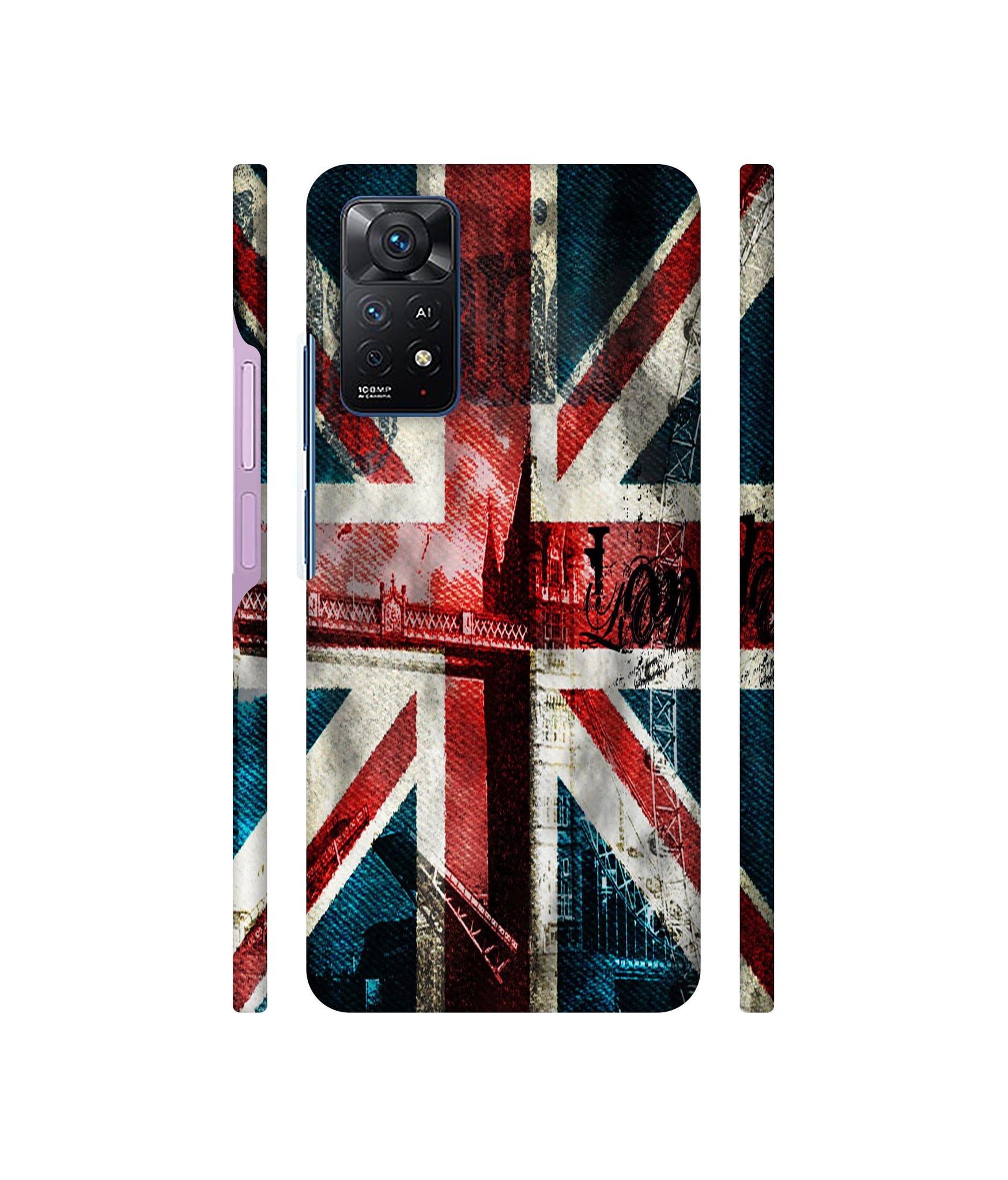 London Flag wallpaper Designer Hard Back Cover for Mi Redmi Note 11 Pro Plus 5G
