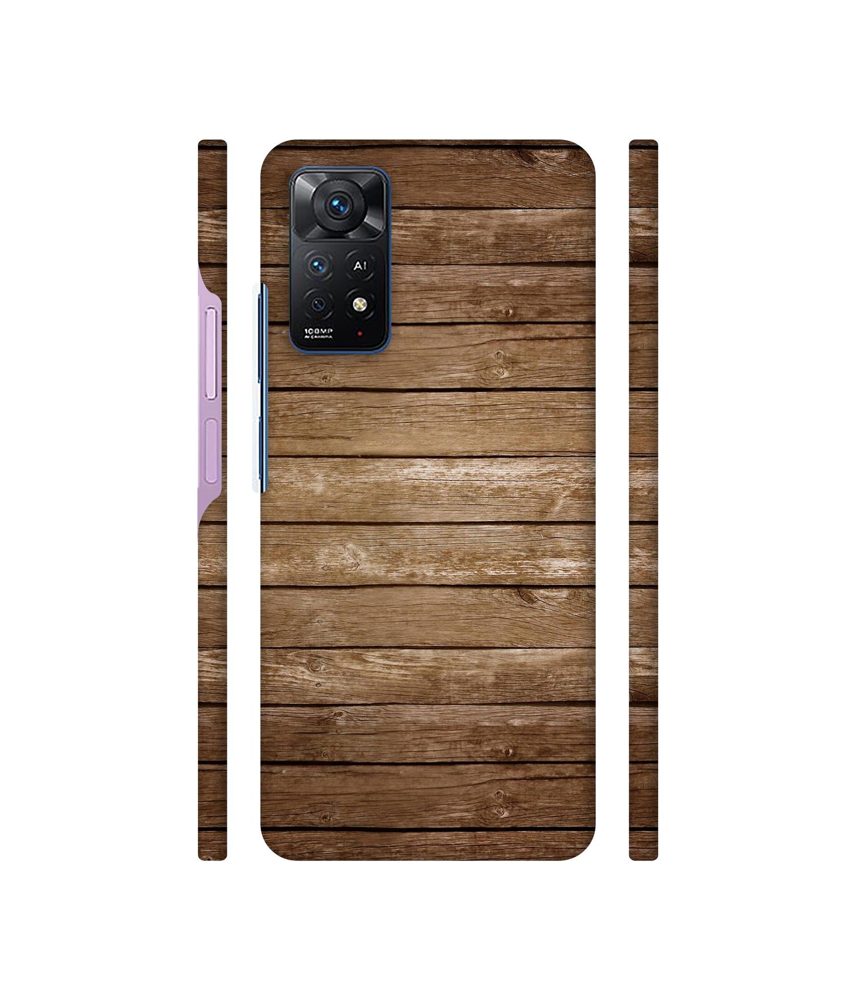 Wood Designer Hard Back Cover for Mi Redmi Note 11 Pro Plus 5G