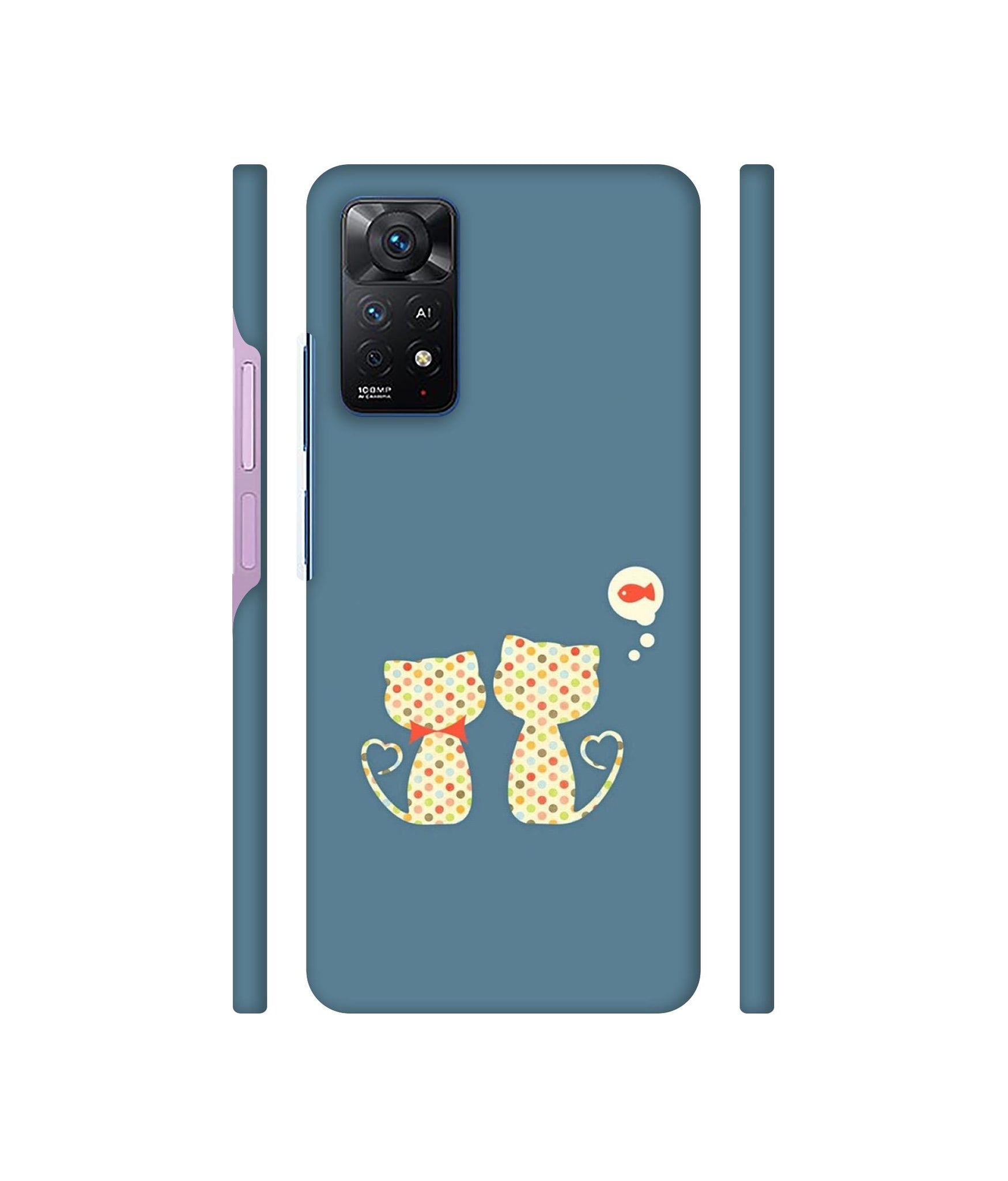 Fish On Mind Print Designer Hard Back Cover for Mi Redmi Note 11 Pro Plus 5G