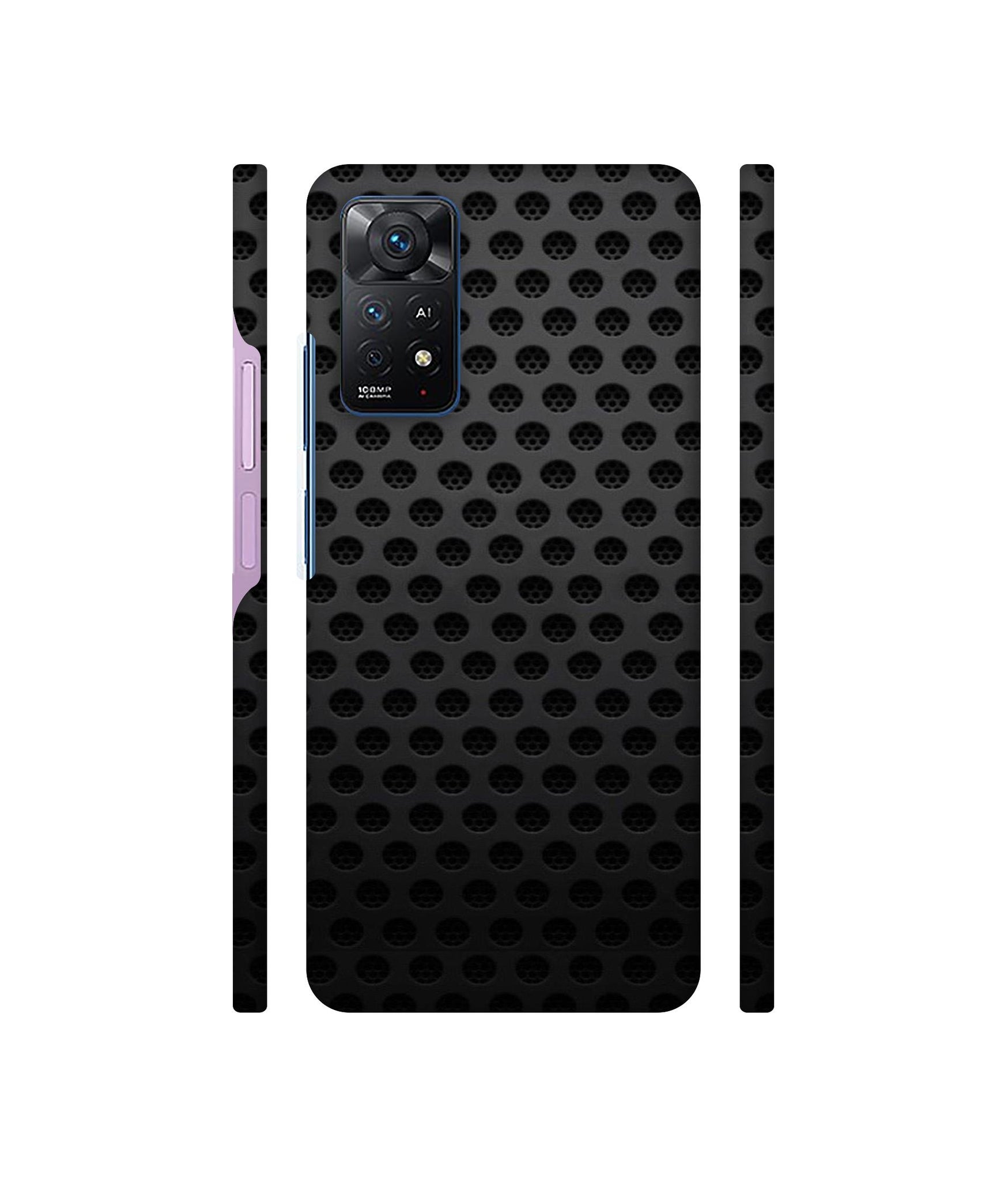Black Circle Designer Hard Back Cover for Mi Redmi Note 11 Pro Plus 5G