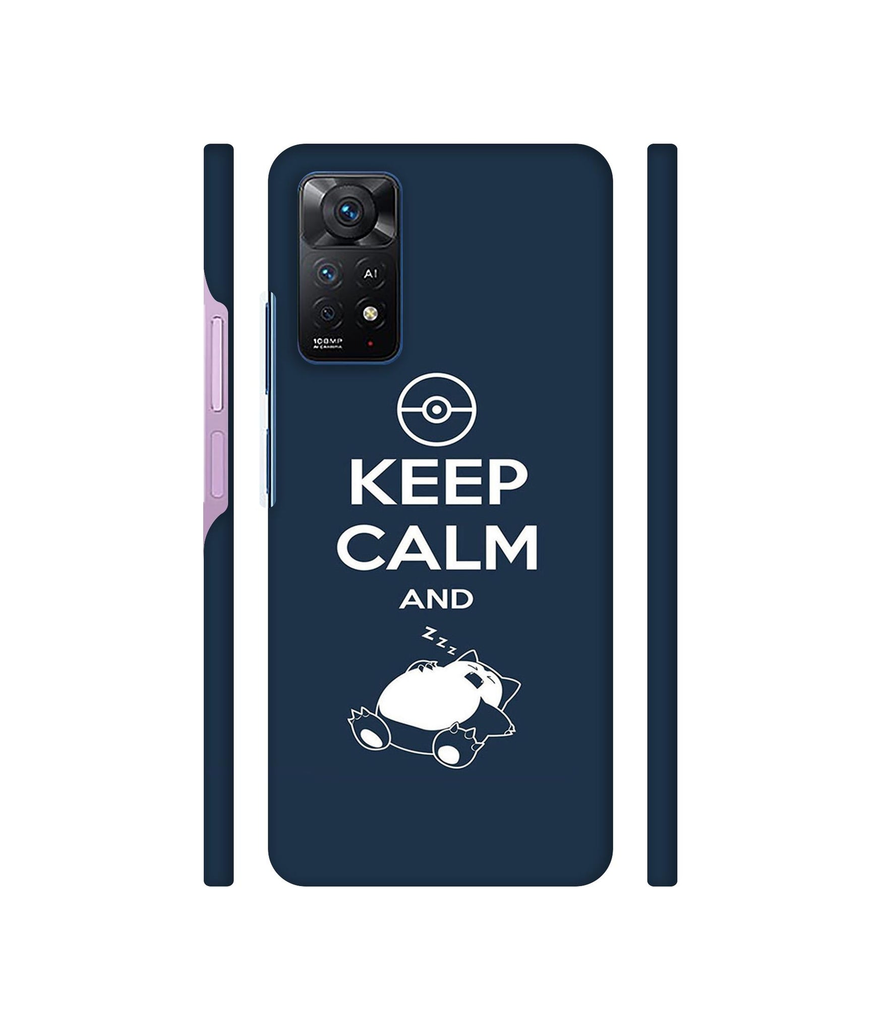 Sleep Pattern Designer Hard Back Cover for Mi Redmi Note 11 Pro Plus 5G