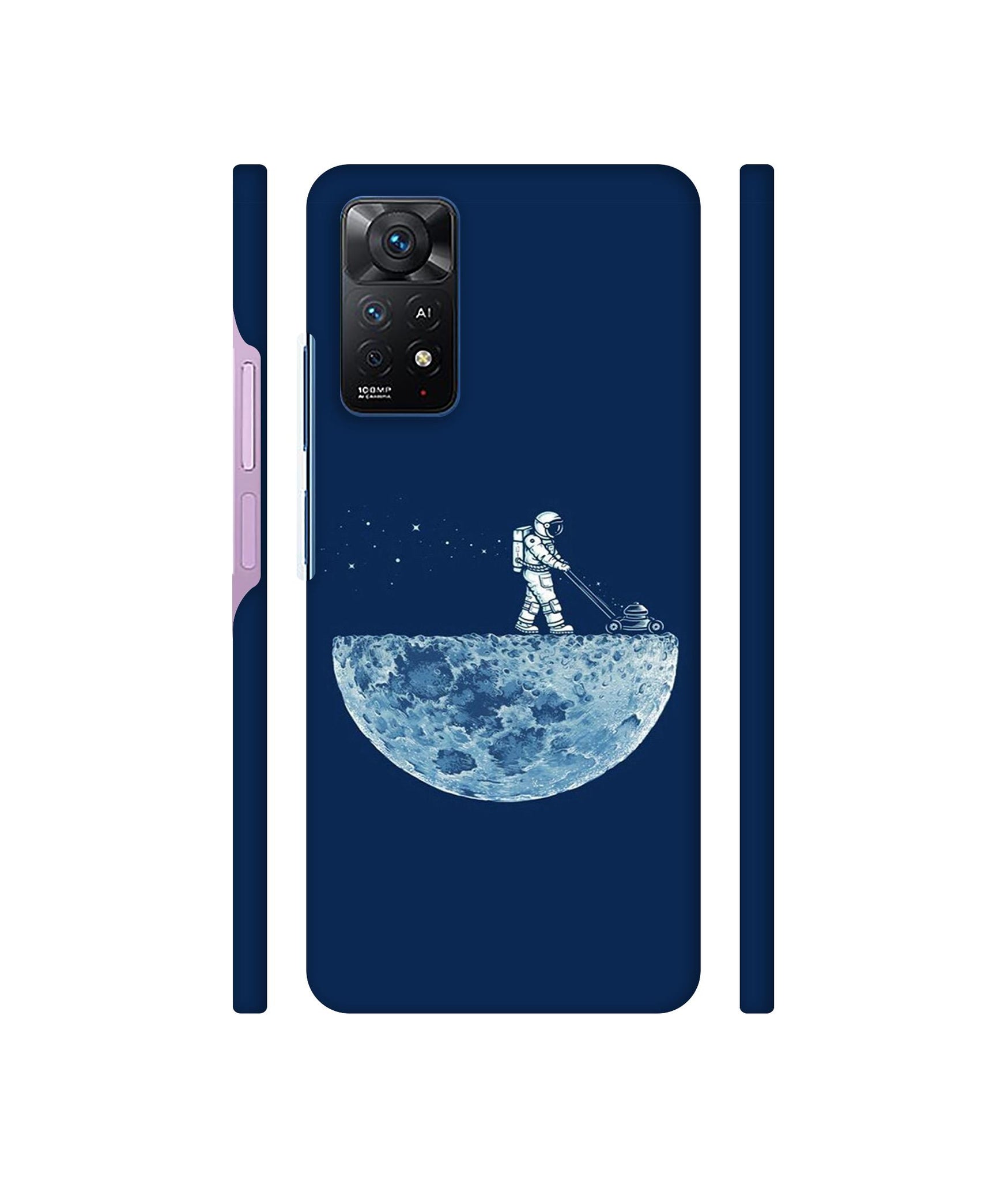 Moon Walk Designer Hard Back Cover for Mi Redmi Note 11 Pro Plus 5G