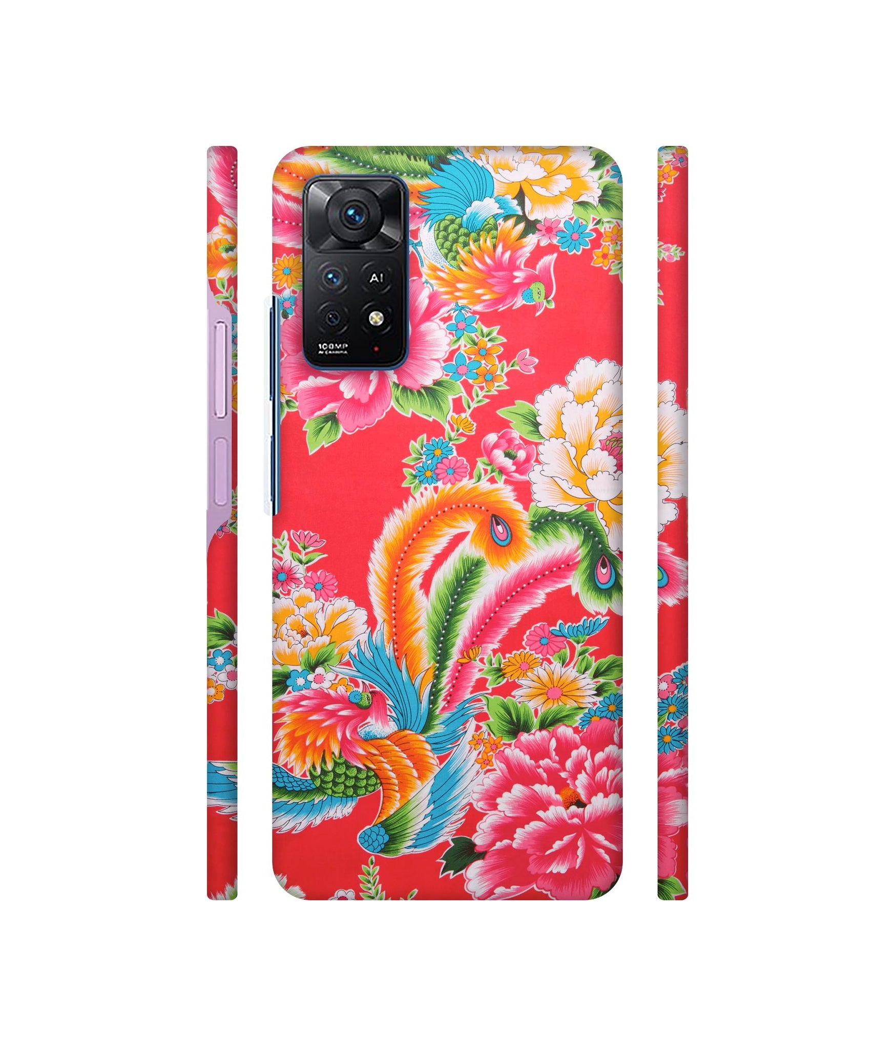 Cute Floral Pattern Print Designer Hard Back Cover for Mi Redmi Note 11 Pro Plus 5G