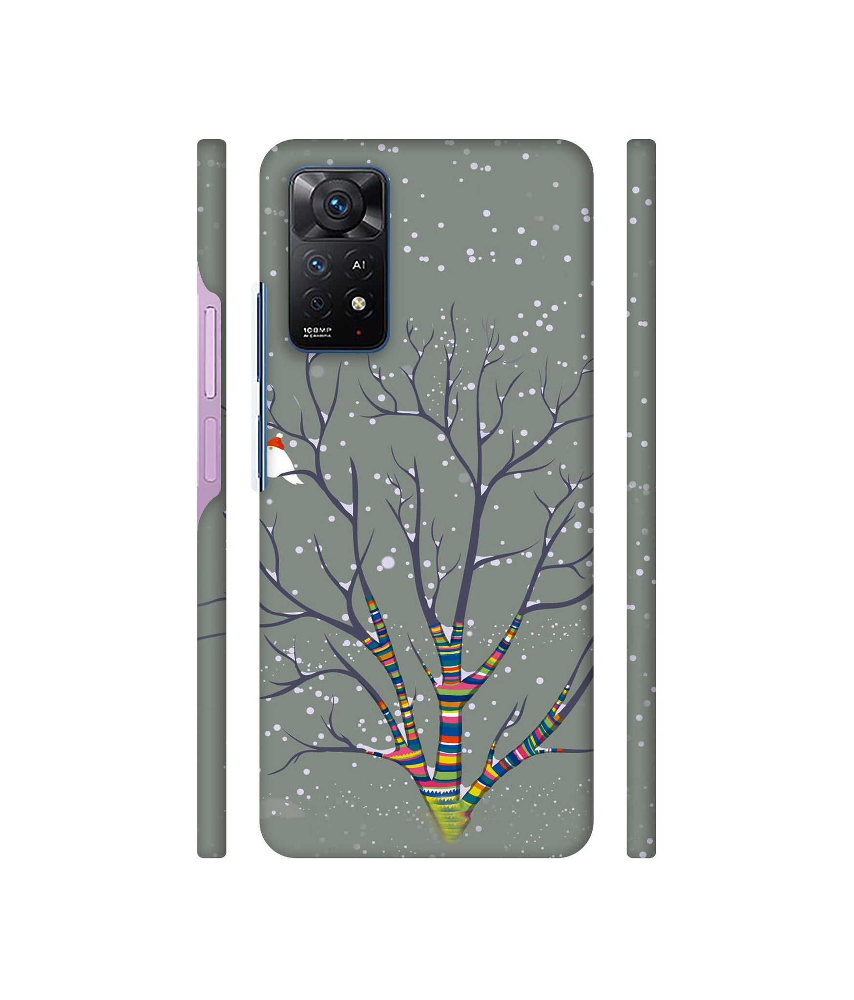 Winter Pattern Print Designer Hard Back Cover for Mi Redmi Note 11 Pro Plus 5G