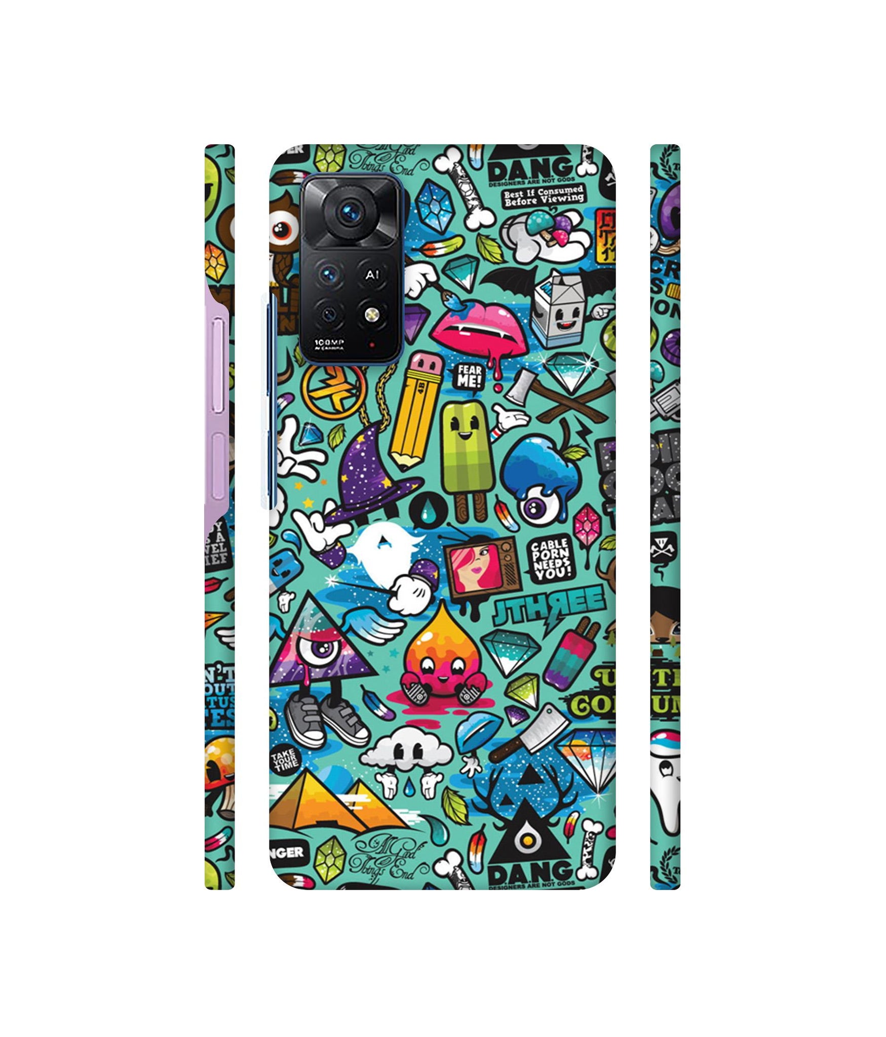 Crazy Designer Hard Back Cover for Mi Redmi Note 11 Pro Plus 5G