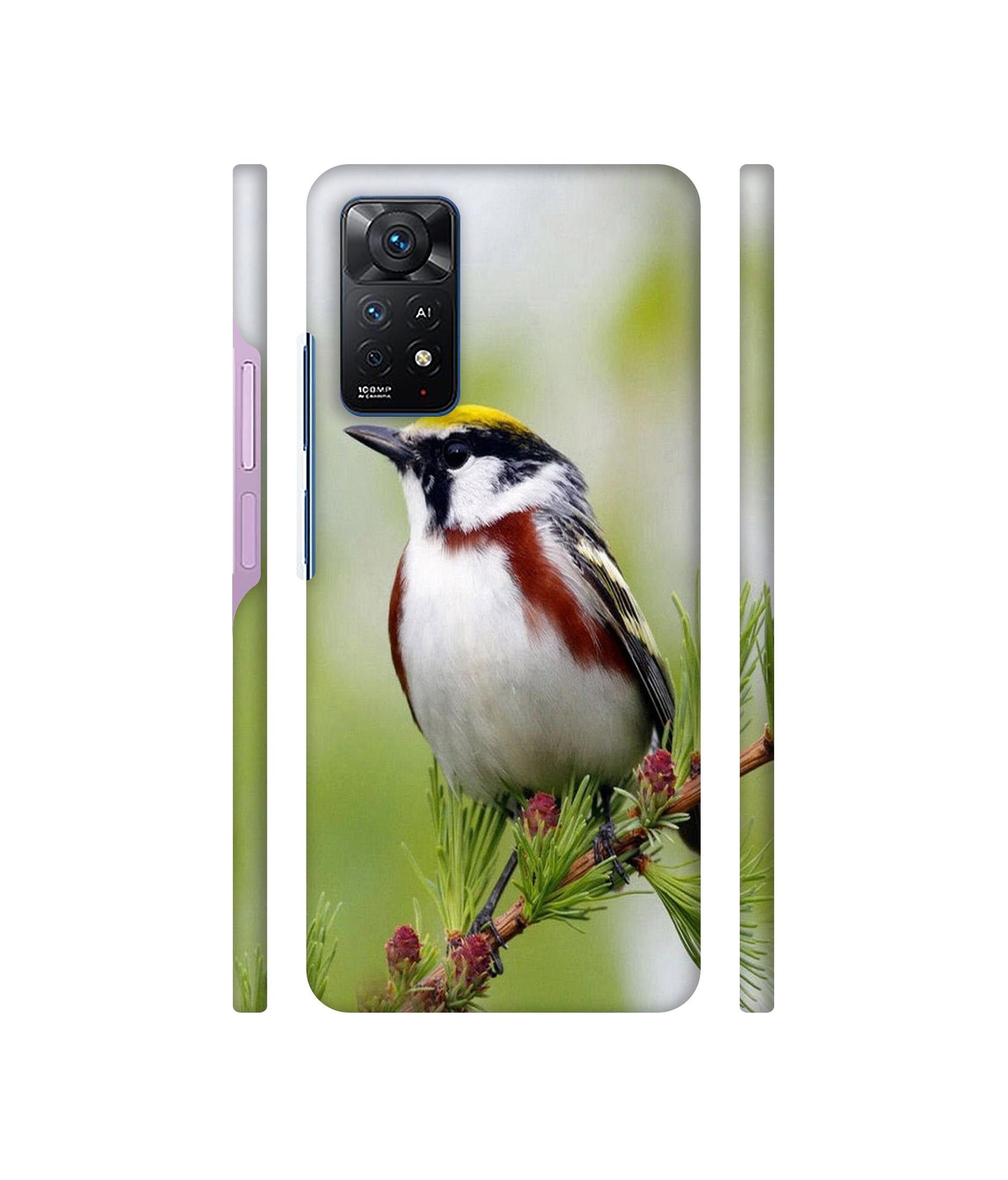 Bird Pattern Designer Hard Back Cover for Mi Redmi Note 11 Pro Plus 5G