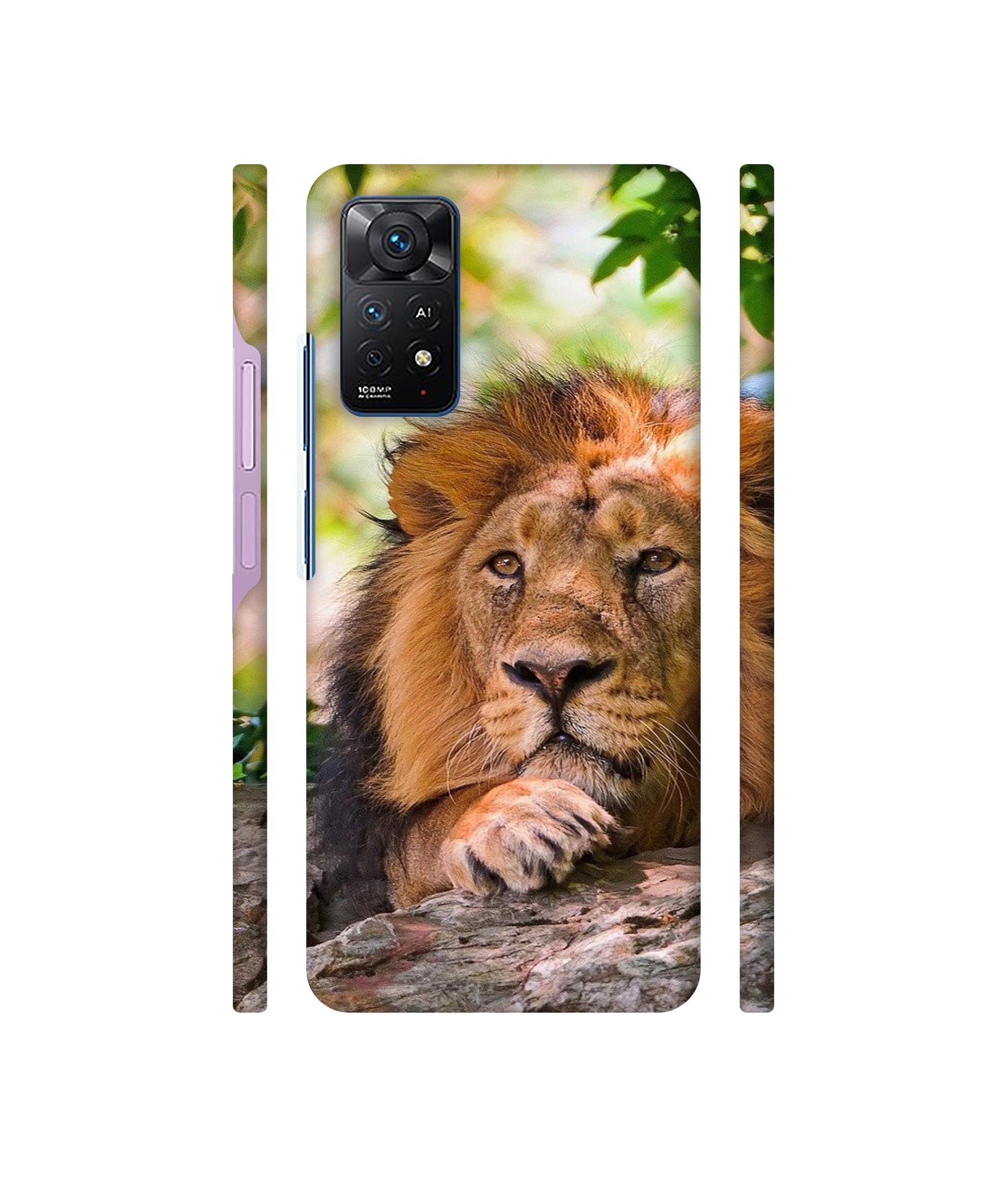 Tiger Pattern Print Designer Hard Back Cover for Mi Redmi Note 11 Pro Plus 5G