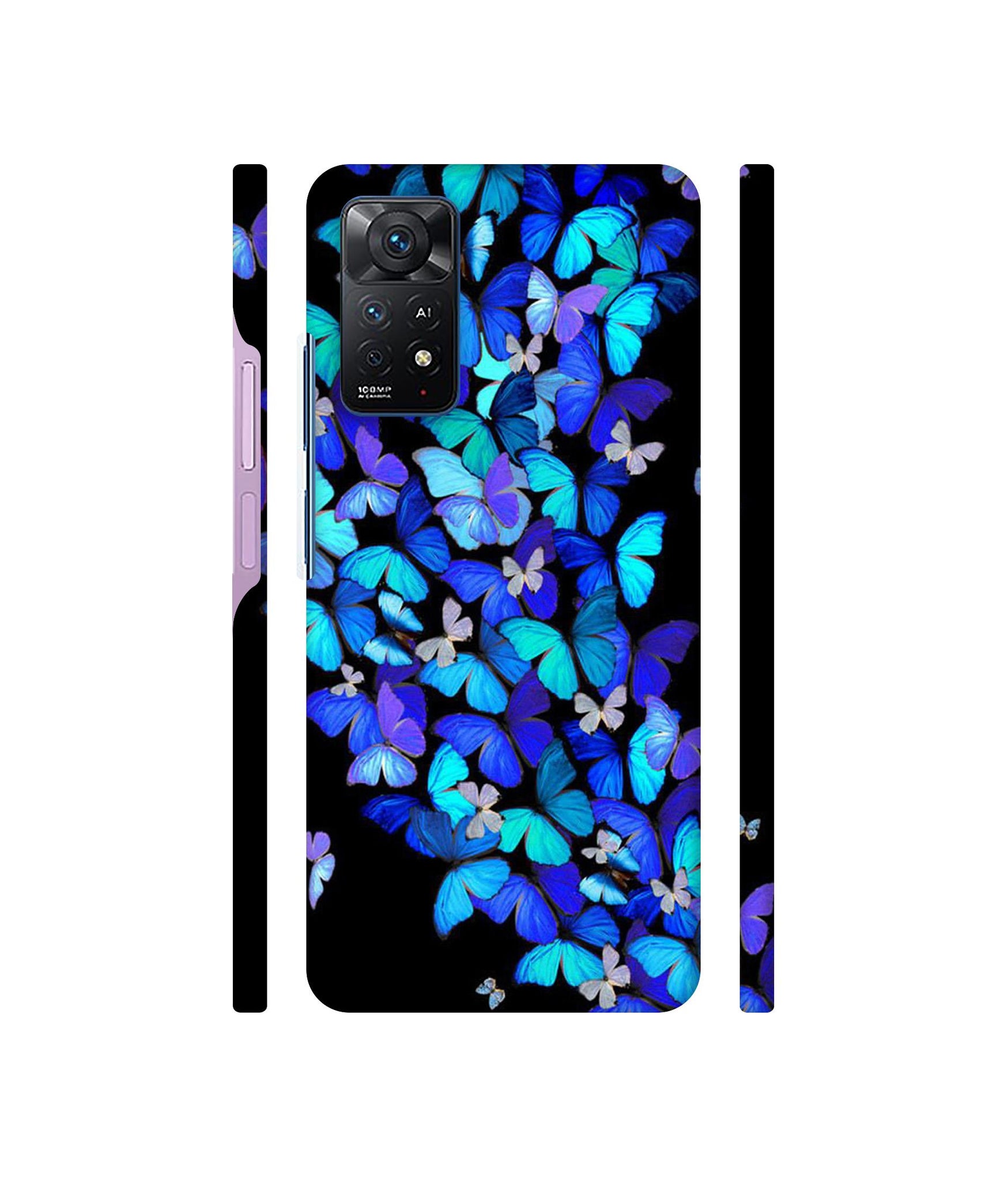 Butterfly Pattern Designer Hard Back Cover for Mi Redmi Note 11 Pro Plus 5G