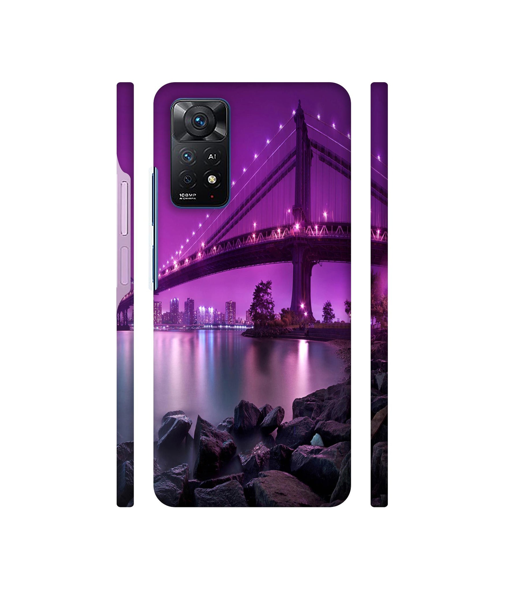 Manhattan Bridge Designer Hard Back Cover for Mi Redmi Note 11 Pro Plus 5G