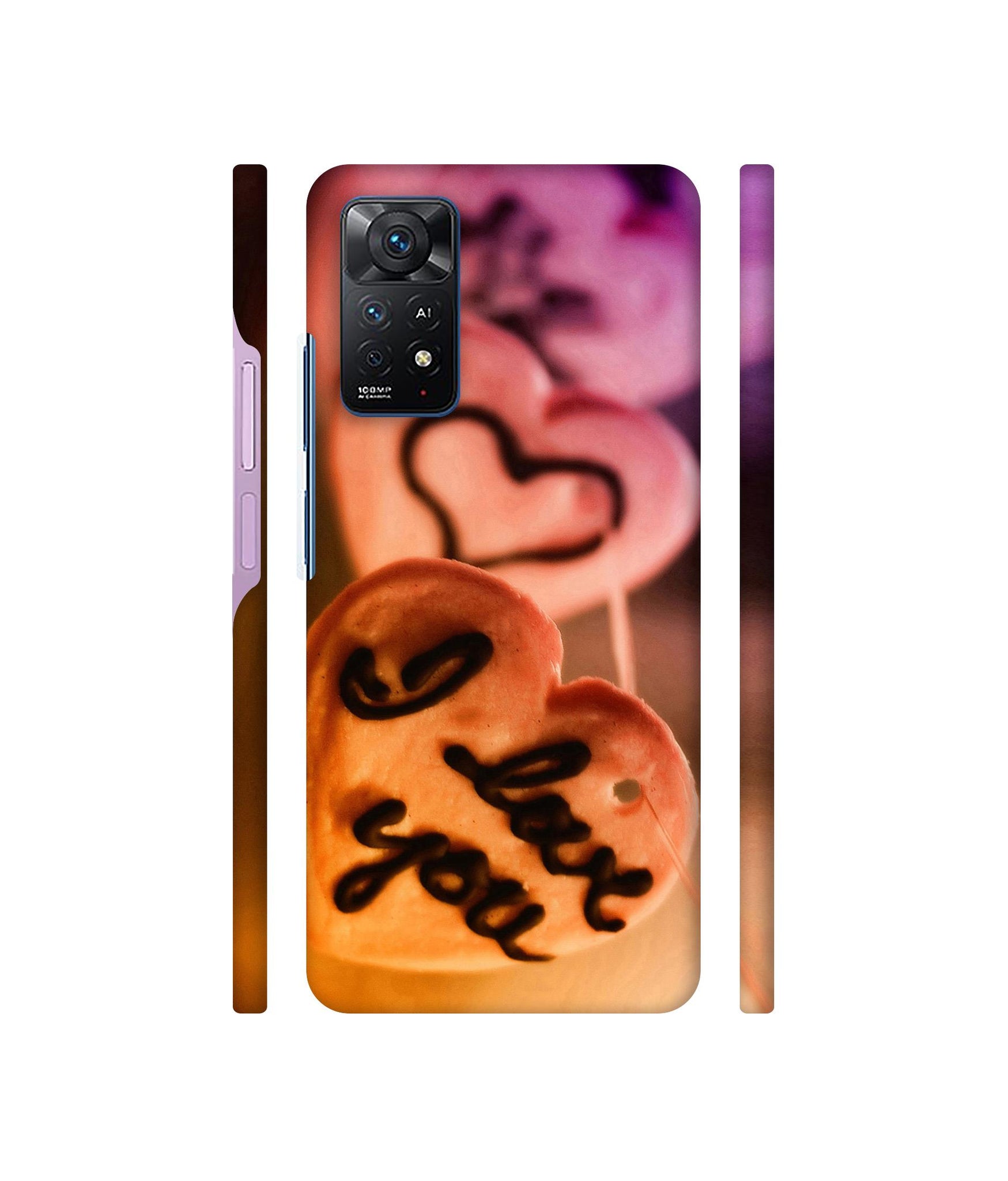 I Love you Designer Hard Back Cover for Mi Redmi Note 11 Pro Plus 5G