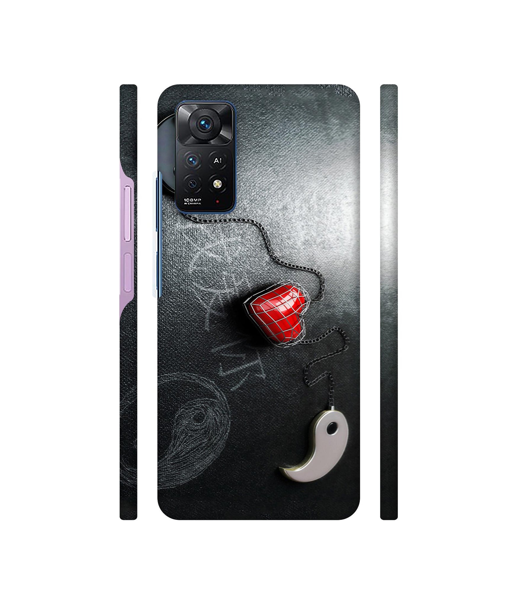 Chinnese Yin and Yang Designer Hard Back Cover for Mi Redmi Note 11 Pro Plus 5G