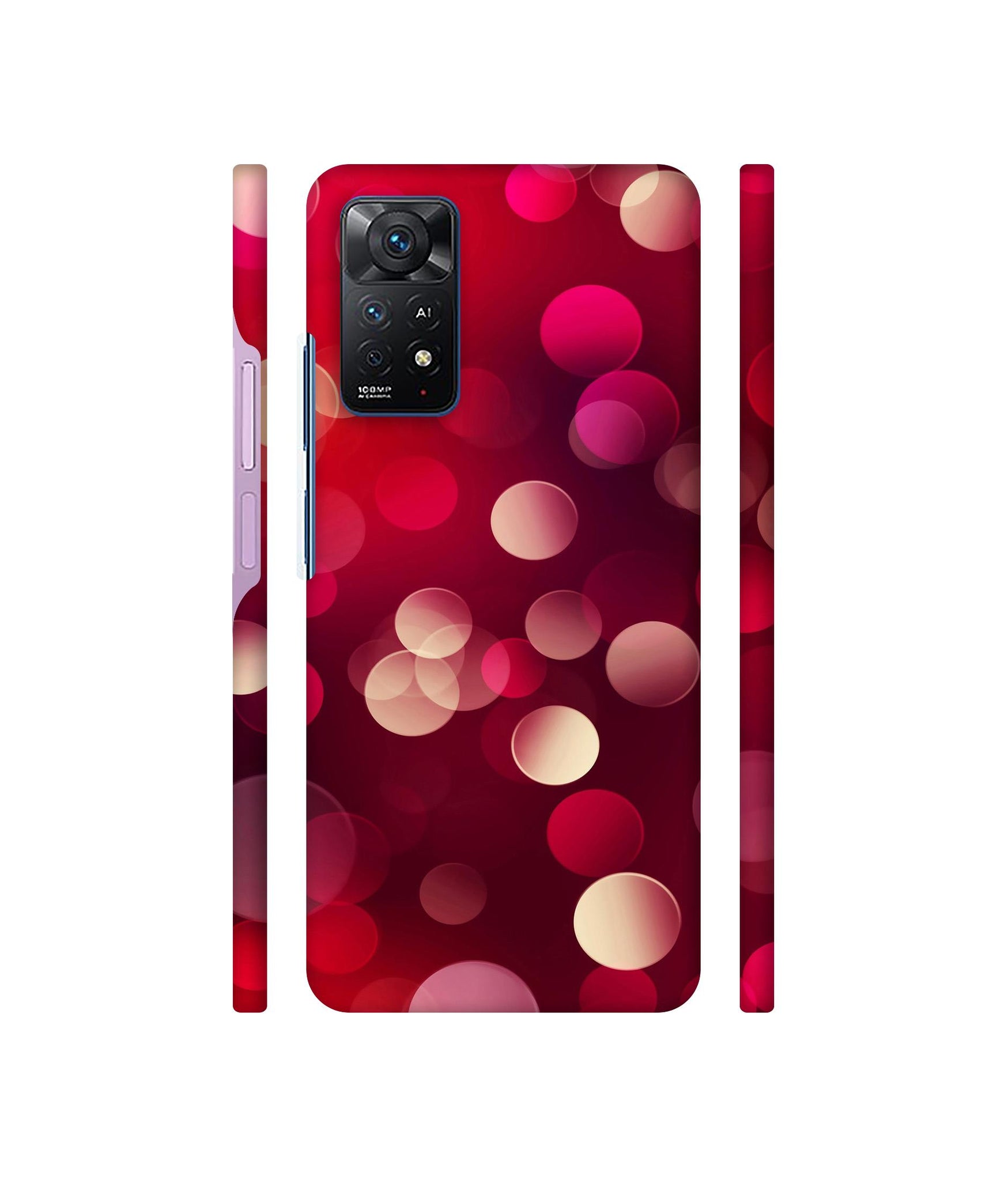 3D Circles Designer Hard Back Cover for Mi Redmi Note 11 Pro Plus 5G