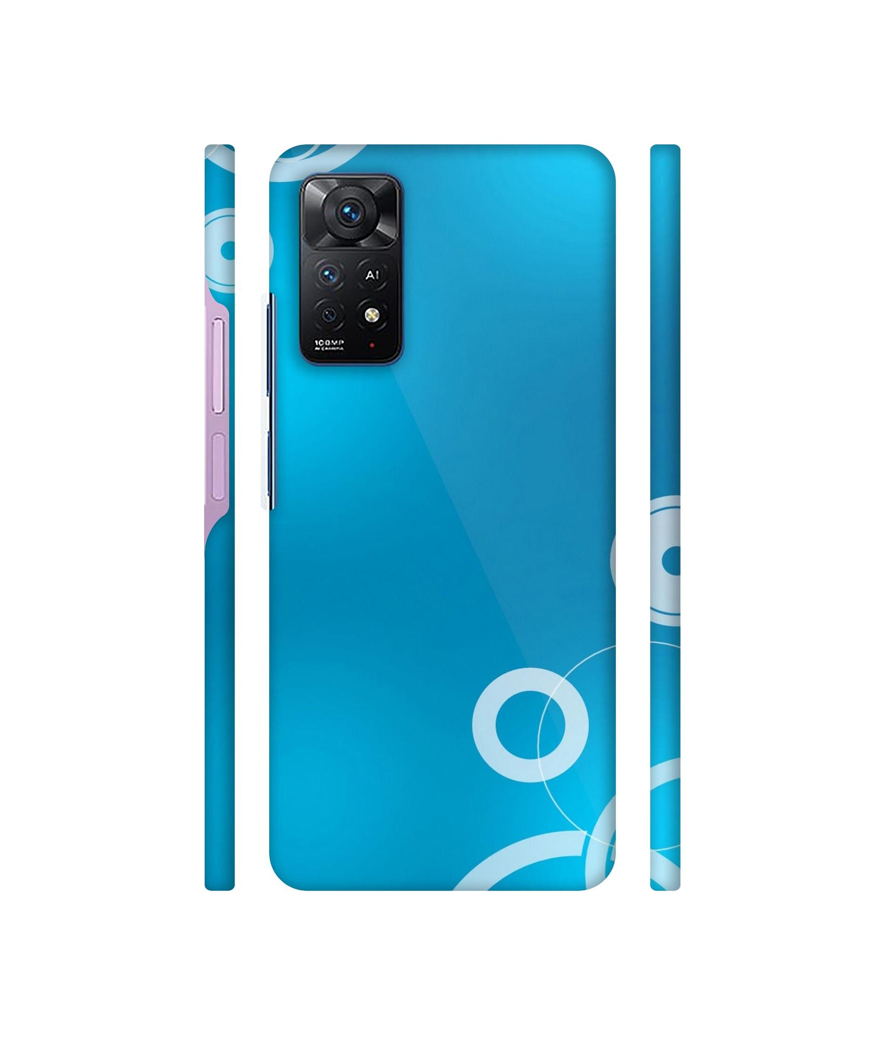 Circle Background Designer Hard Back Cover for Mi Redmi Note 11 Pro Plus 5G