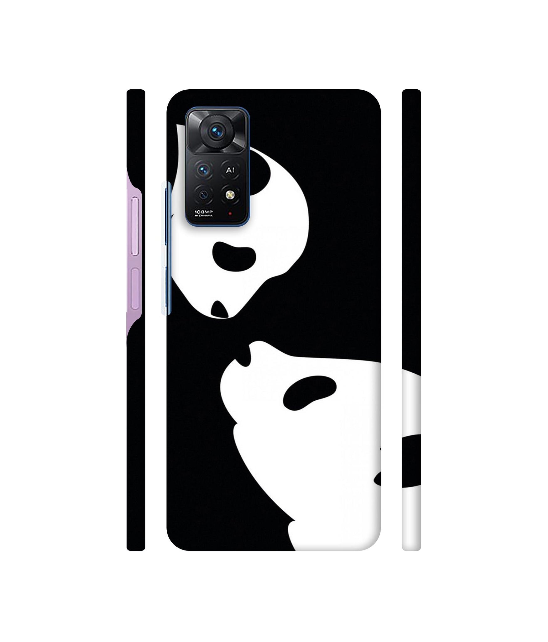 Panda Drawing Designer Hard Back Cover for Mi Redmi Note 11 Pro Plus 5G