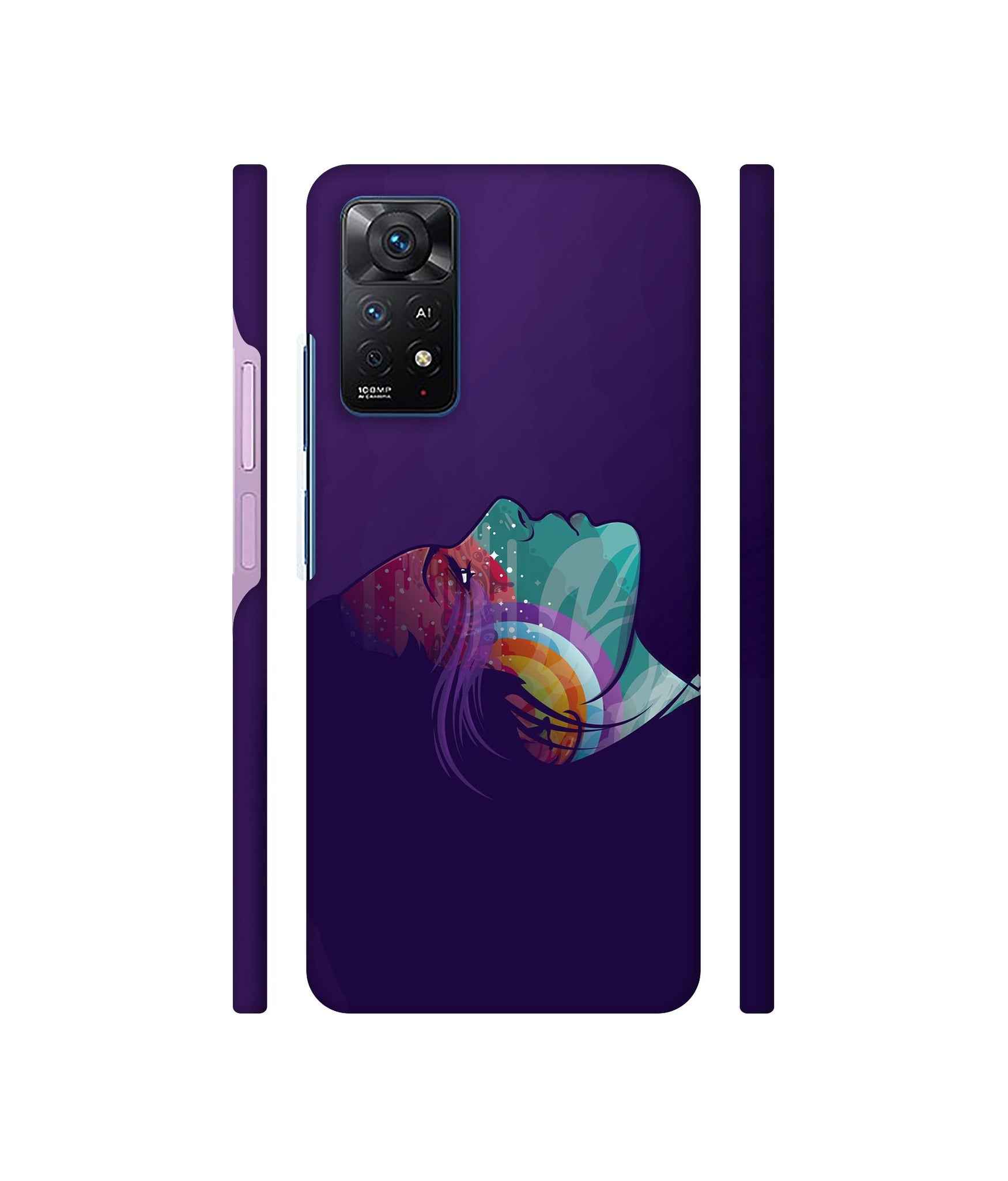 Vector Girl Designer Hard Back Cover for Mi Redmi Note 11 Pro Plus 5G