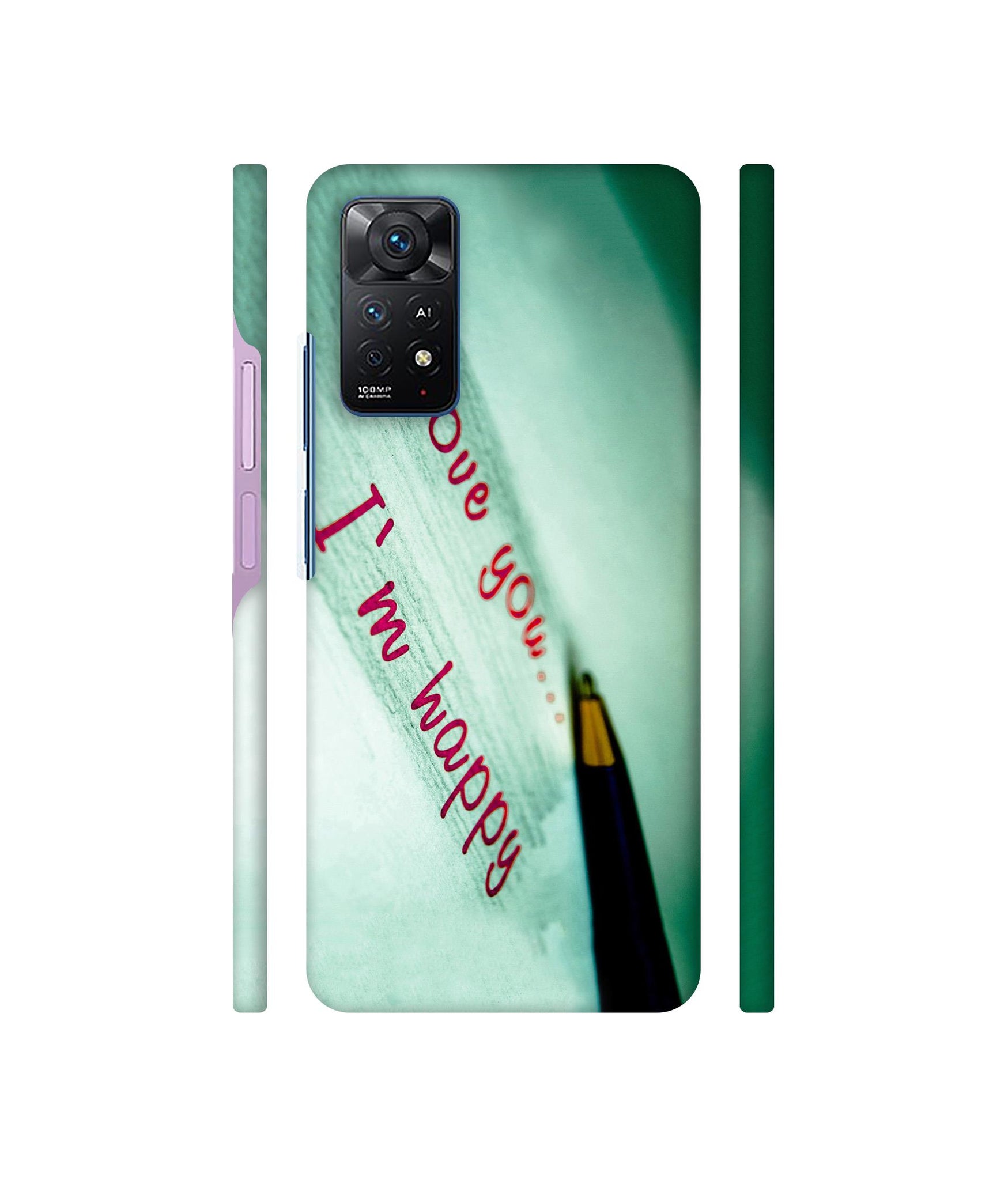 Love Quote Designer Hard Back Cover for Mi Redmi Note 11 Pro Plus 5G