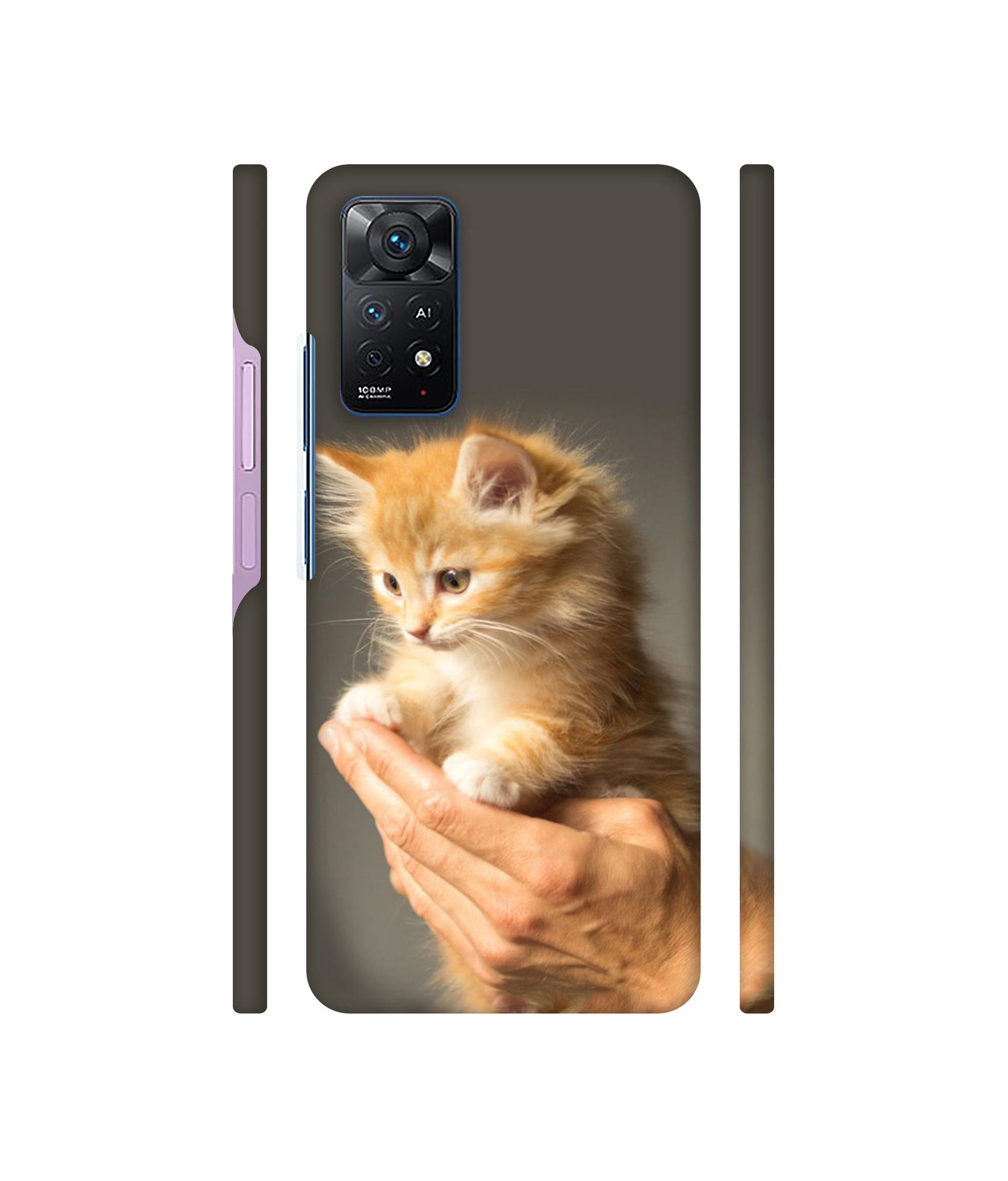 Cute Kitten Designer Hard Back Cover for Mi Redmi Note 11 Pro Plus 5G