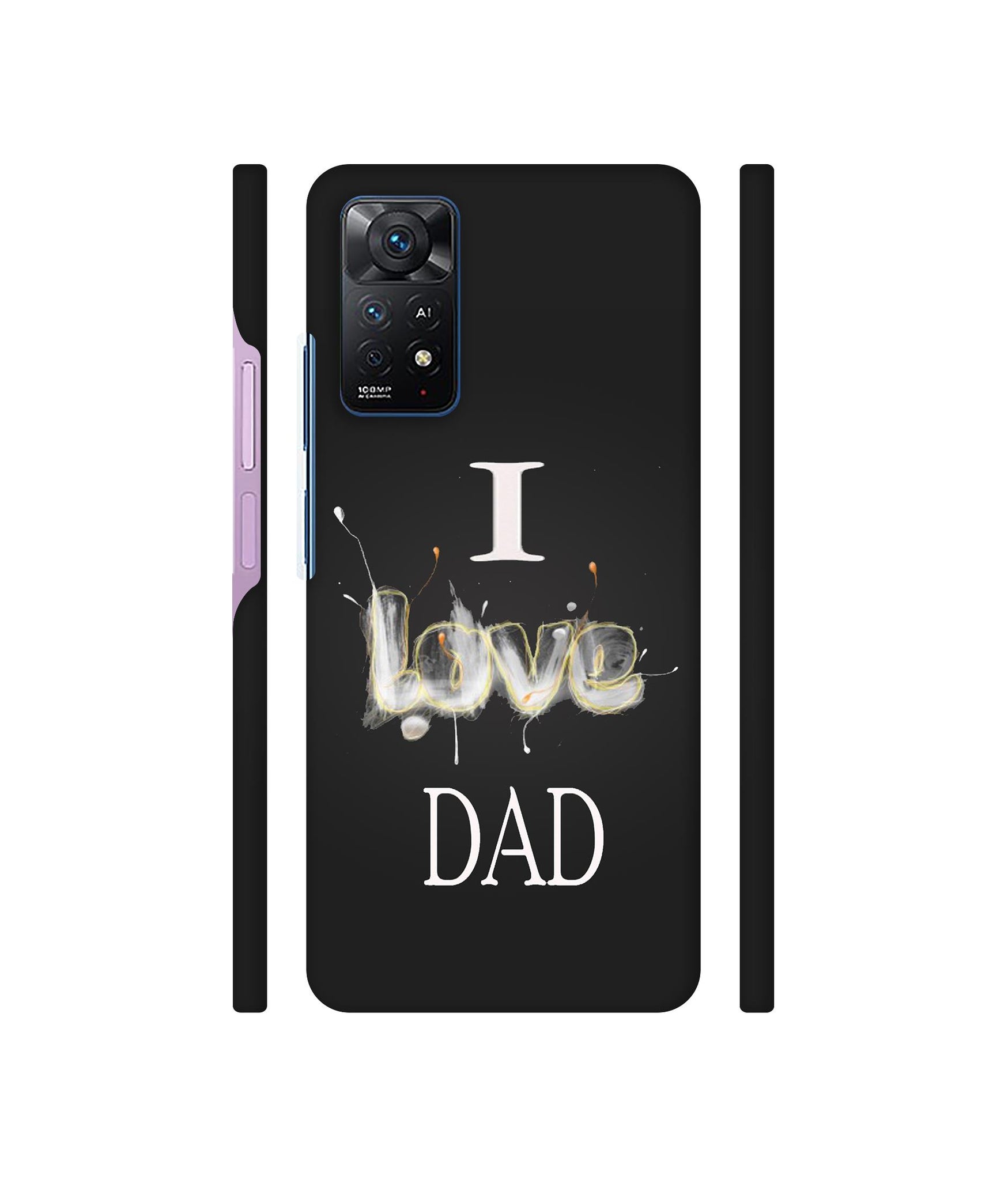 Happy Quote Designer Hard Back Cover for Mi Redmi Note 11 Pro Plus 5G