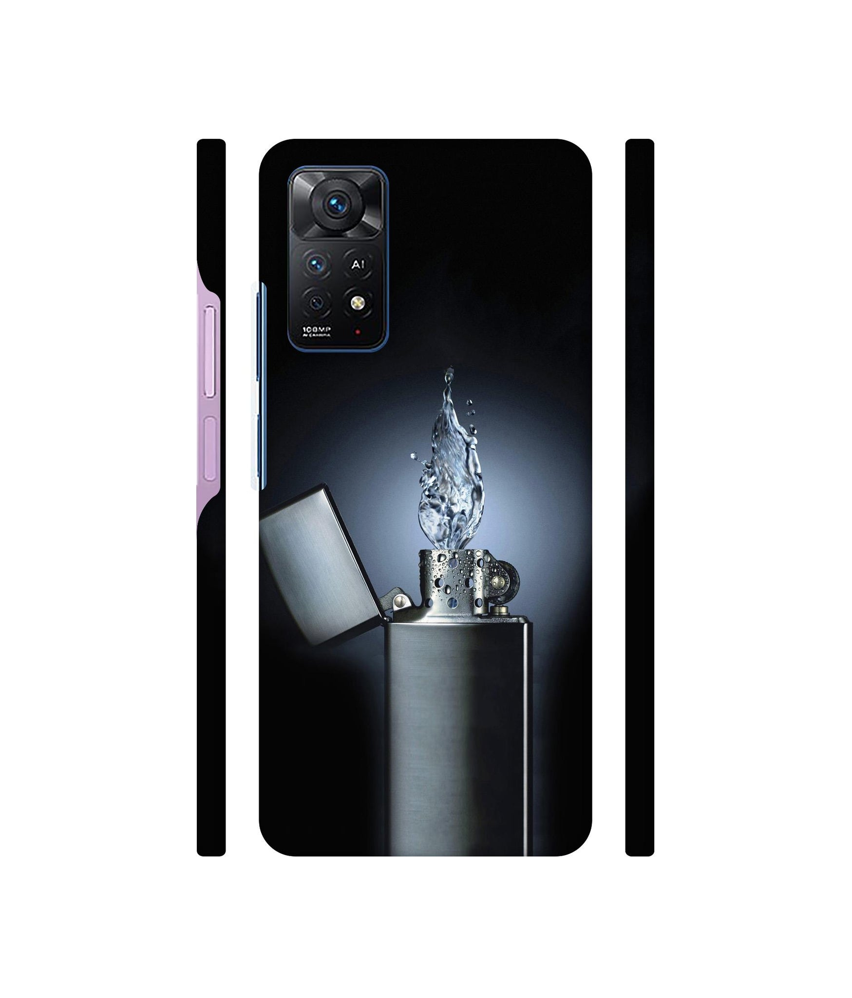 Water Lighter Designer Hard Back Cover for Mi Redmi Note 11 Pro Plus 5G