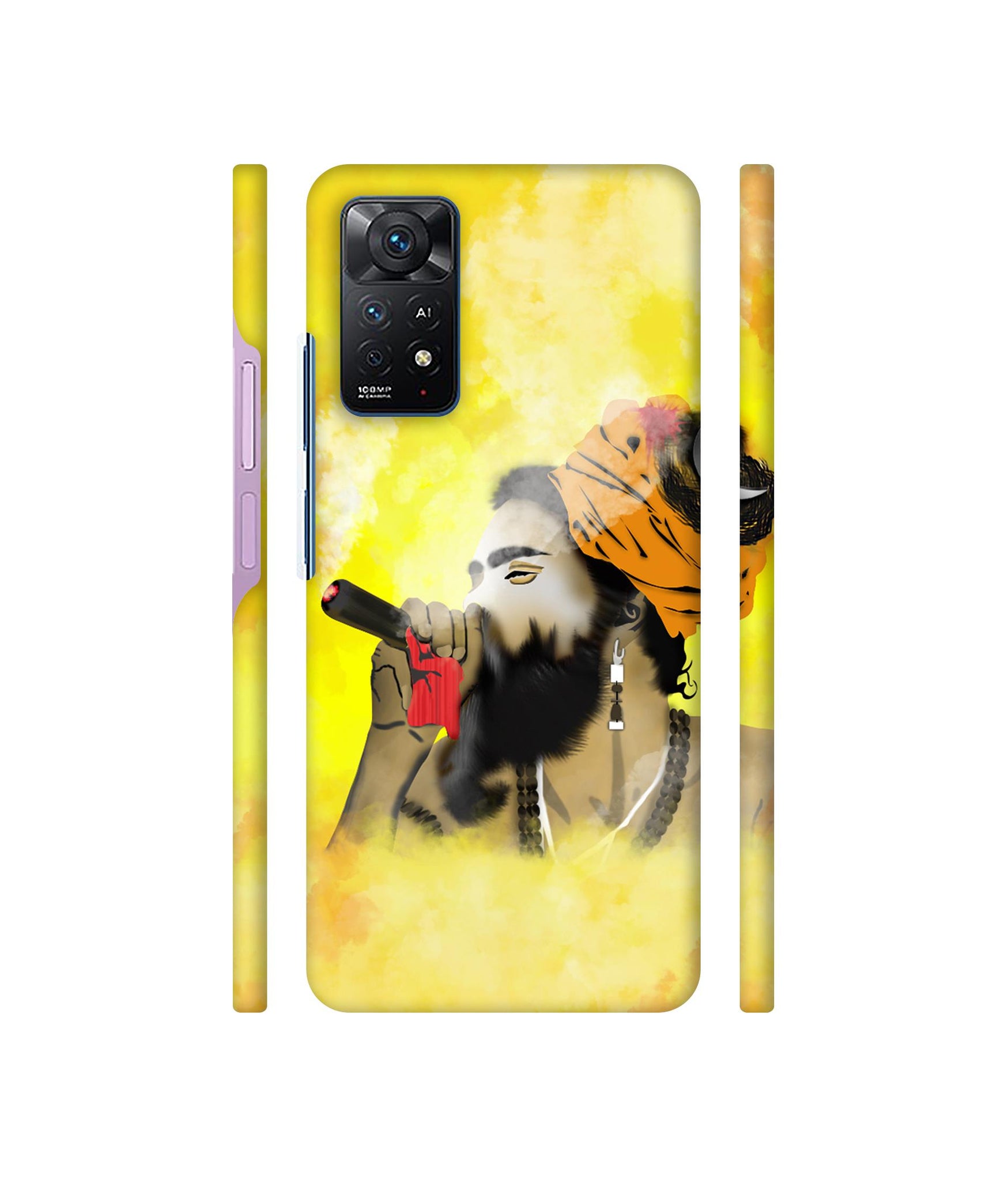 Aghori Bhole Designer Hard Back Cover for Mi Redmi Note 11 Pro Plus 5G