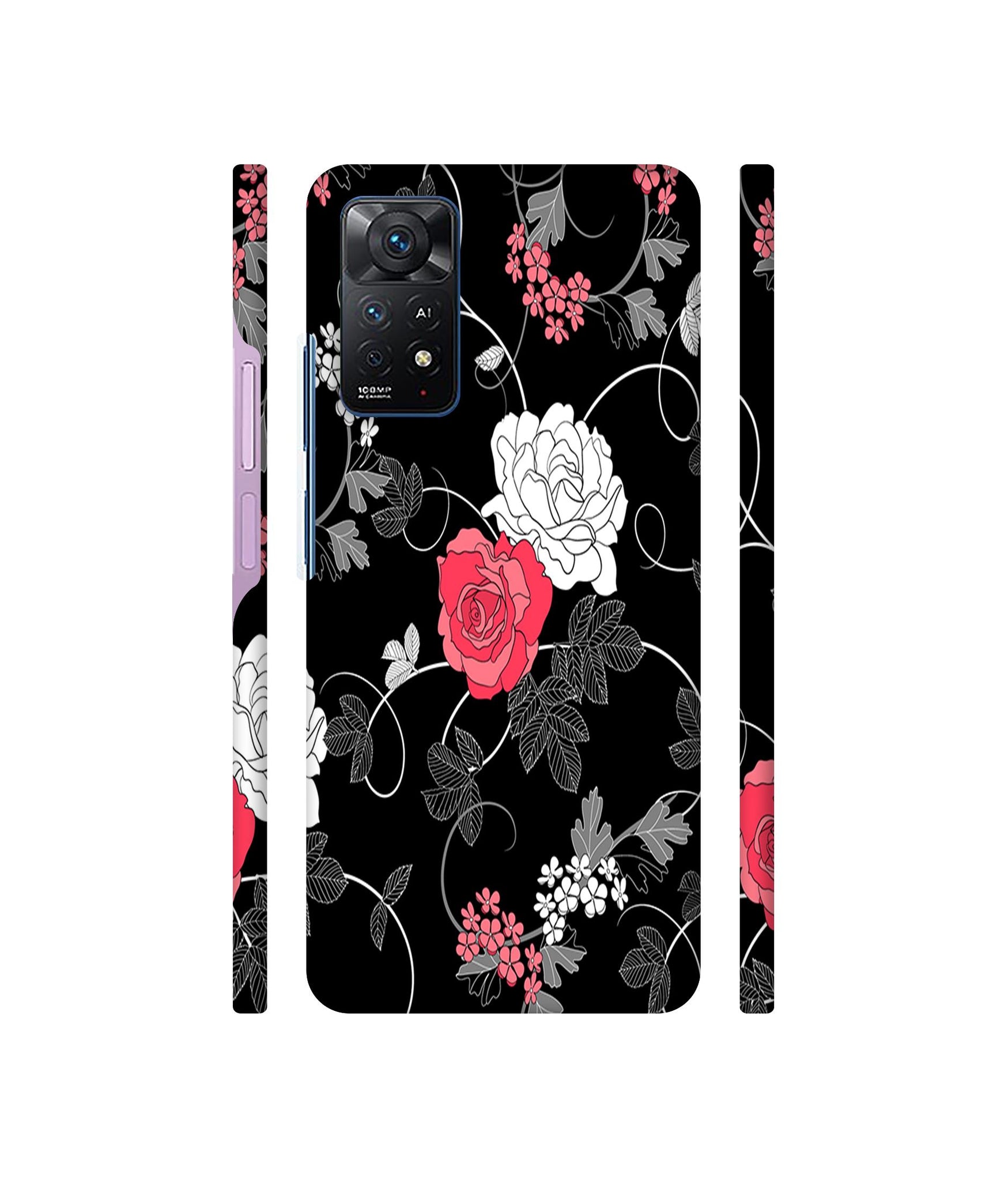 Roses Designer Hard Back Cover for Mi Redmi Note 11 Pro Plus 5G
