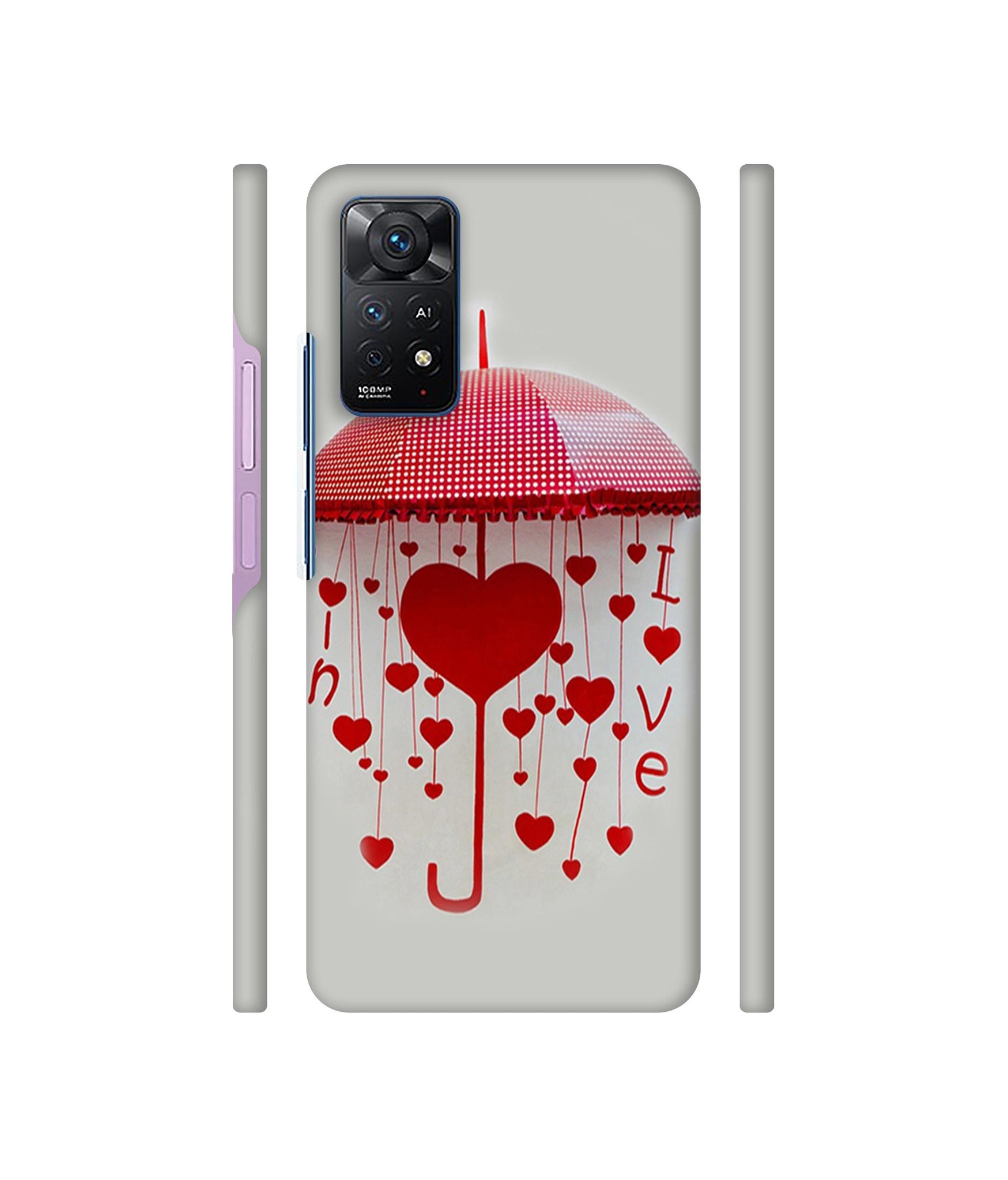 Love Heart Designer Hard Back Cover for Mi Redmi Note 11 Pro Plus 5G