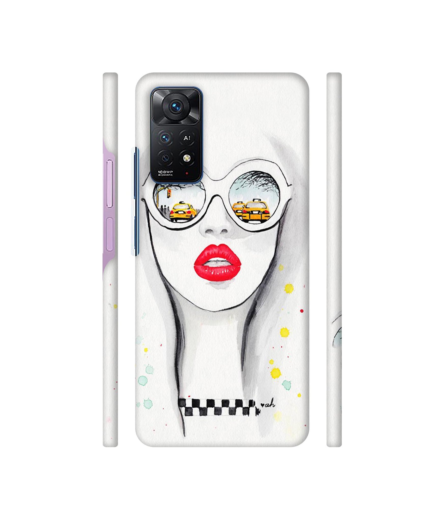 Girl Designer Hard Back Cover for Mi Redmi Note 11 Pro Plus 5G