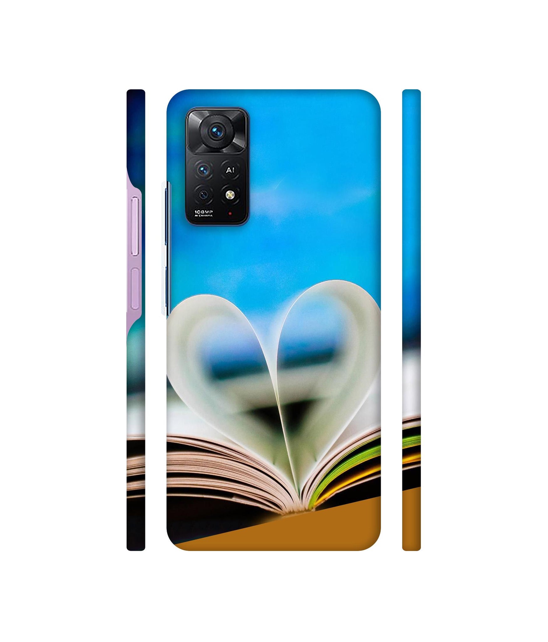 Love Book Designer Hard Back Cover for Mi Redmi Note 11 Pro Plus 5G