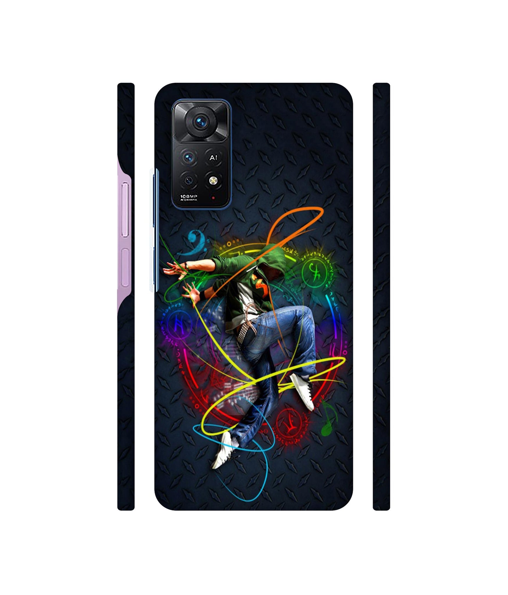 Boy With Music Designer Hard Back Cover for Mi Redmi Note 11 Pro Plus 5G