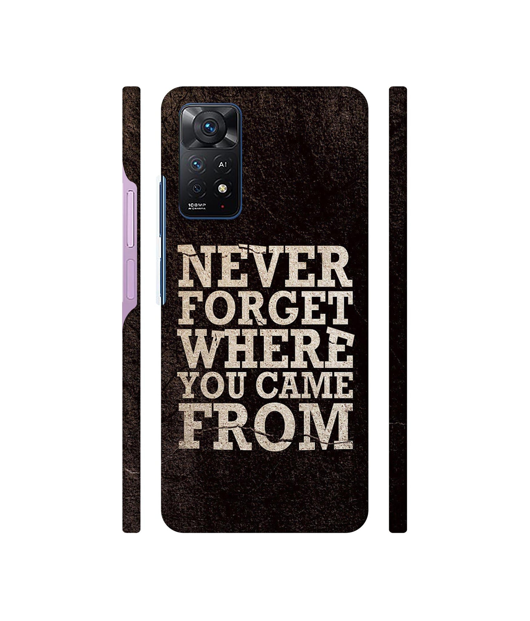 Thought Designer Hard Back Cover for Mi Redmi Note 11 Pro Plus 5G