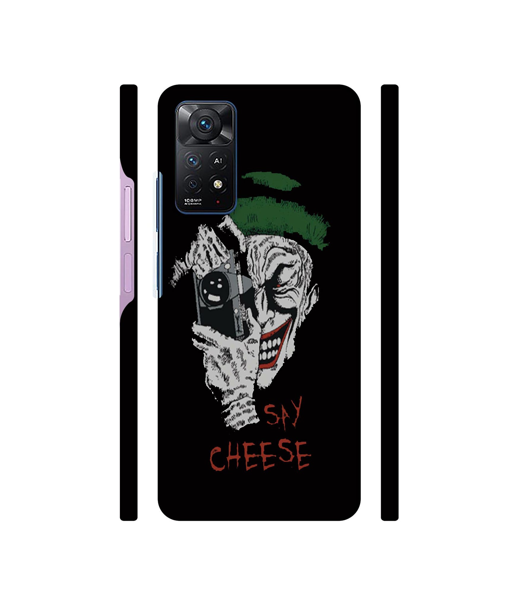 Joker Say Cheese Designer Hard Back Cover for Mi Redmi Note 11 Pro Plus 5G