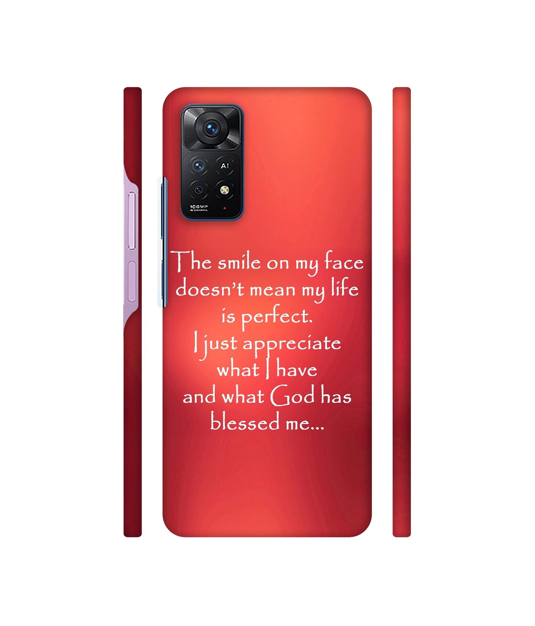 Quotes On Life Designer Hard Back Cover for Mi Redmi Note 11 Pro Plus 5G