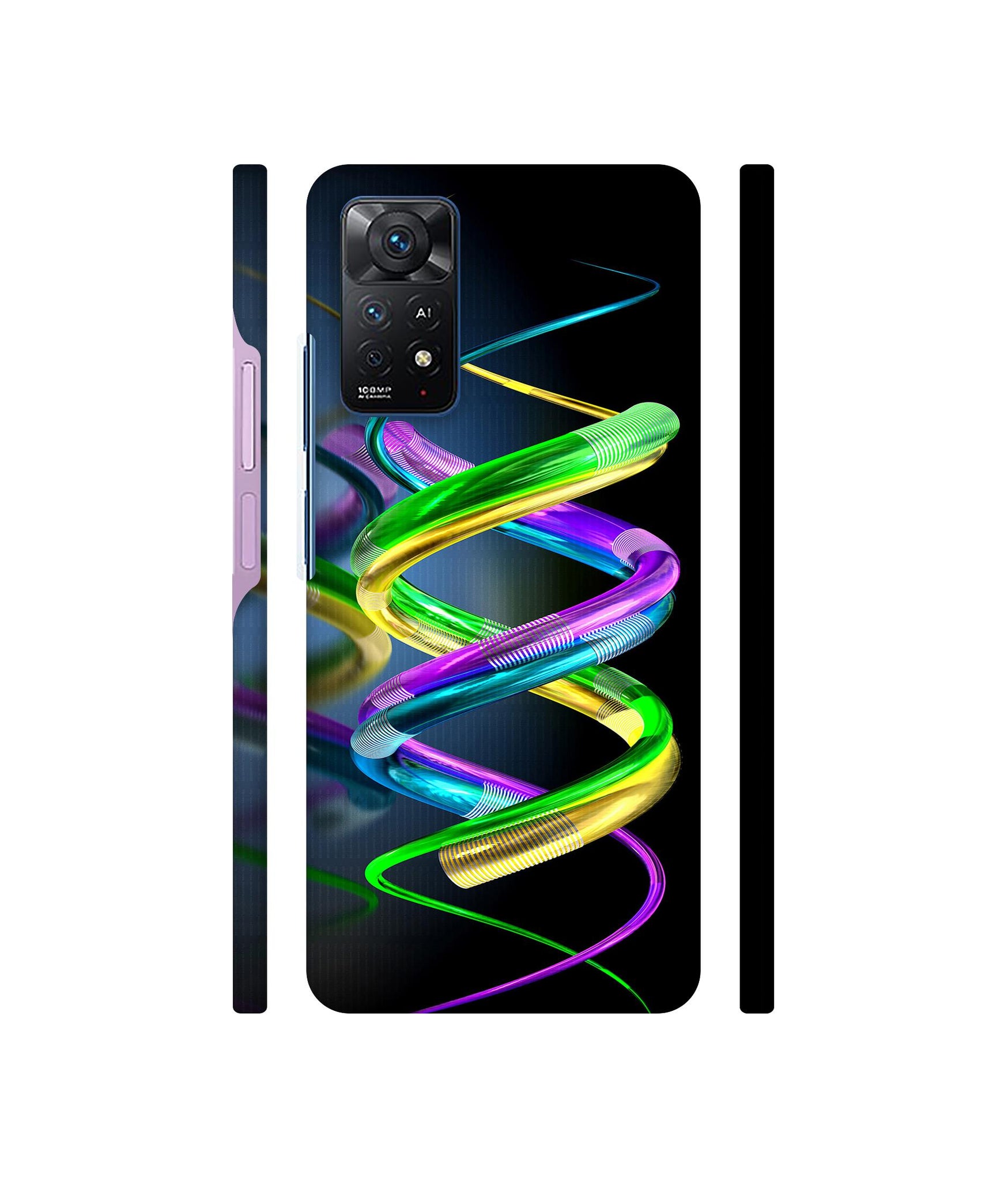 3D Spiral Designer Hard Back Cover for Mi Redmi Note 11 Pro Plus 5G